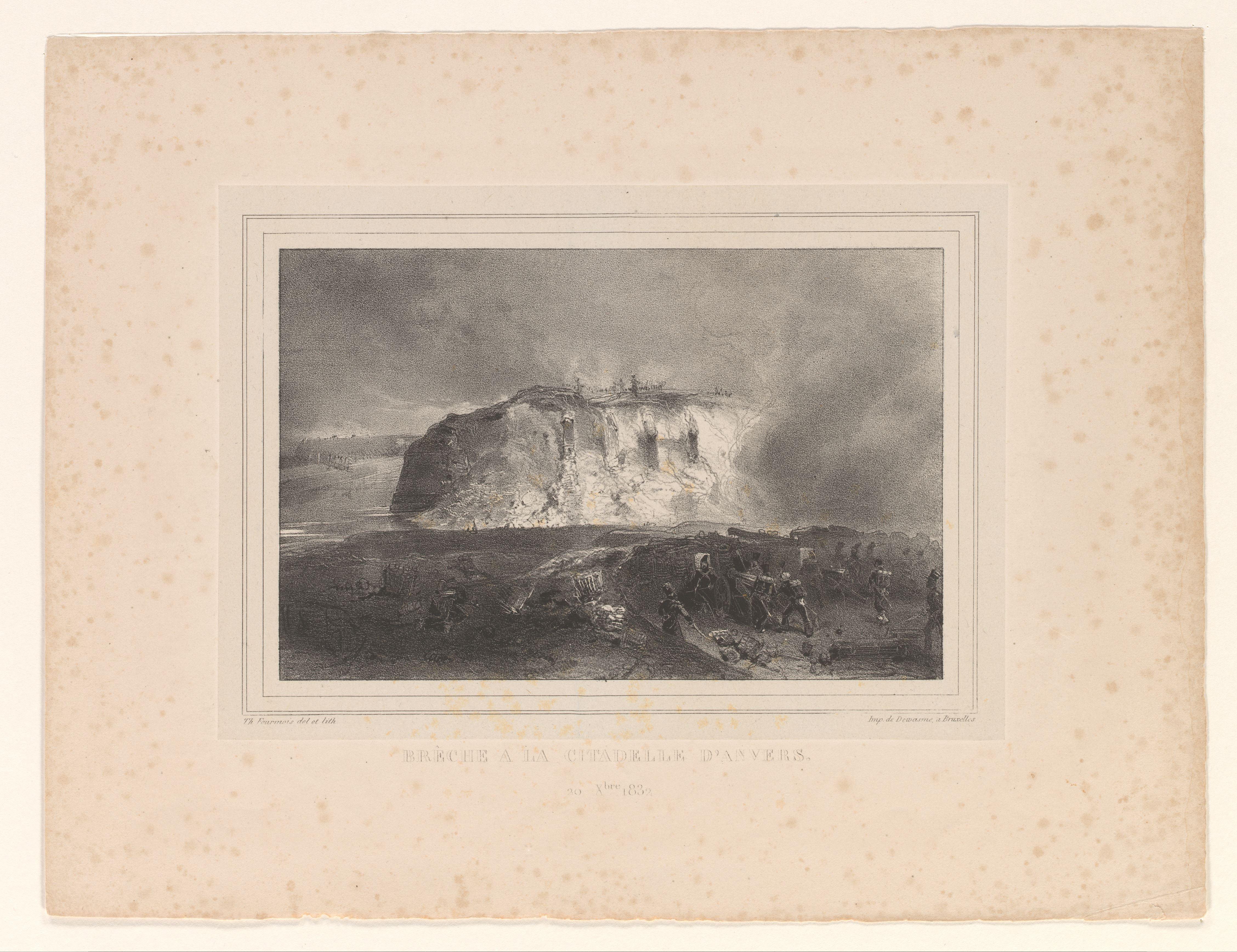 Doorbraak bij de Citadel van Antwerpen, 1832