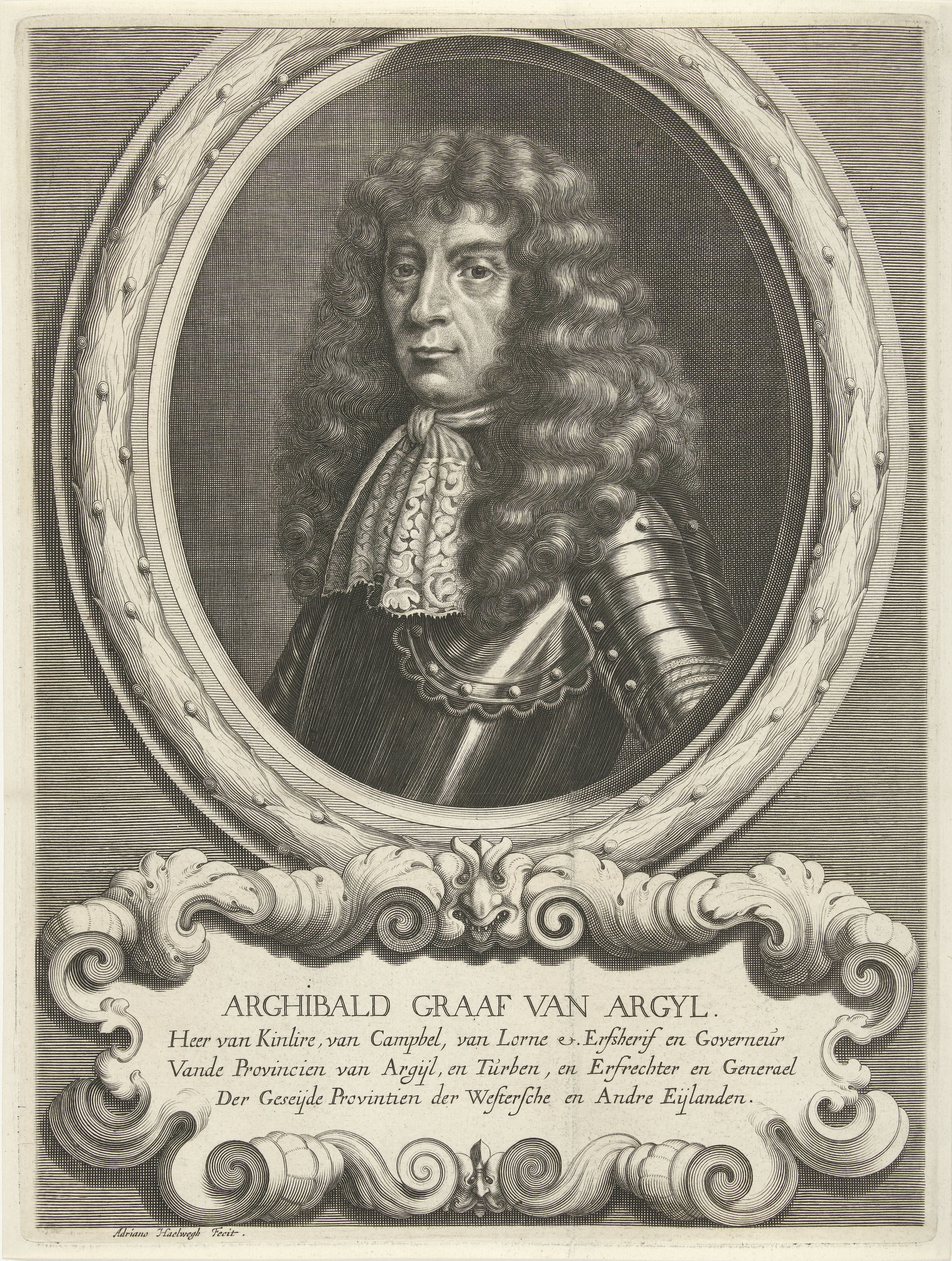 Portret van Arghibald, graaf van Argyl