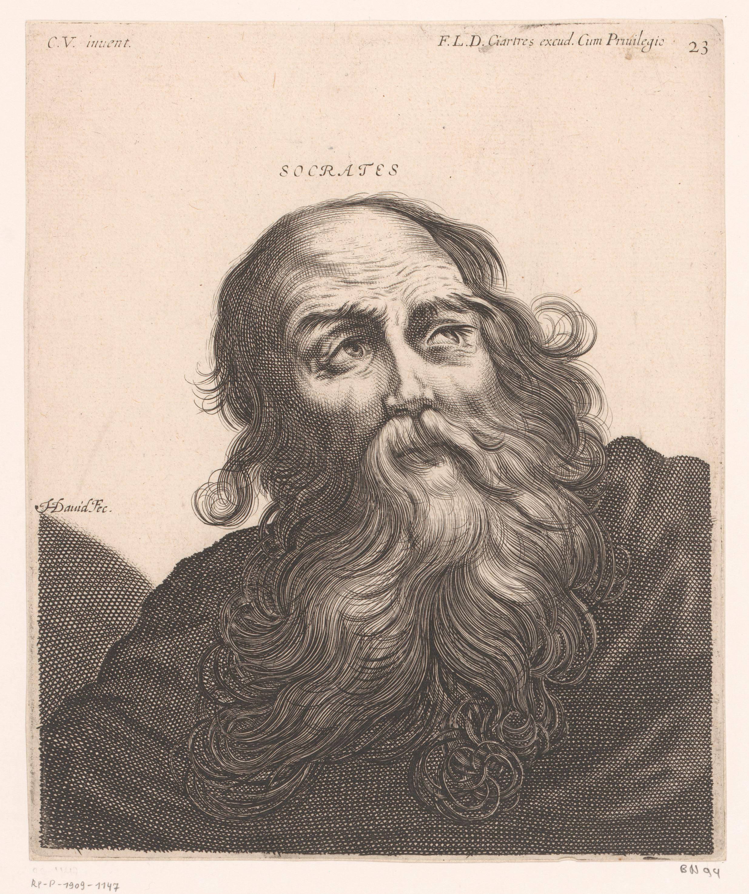 Portret van Socrates