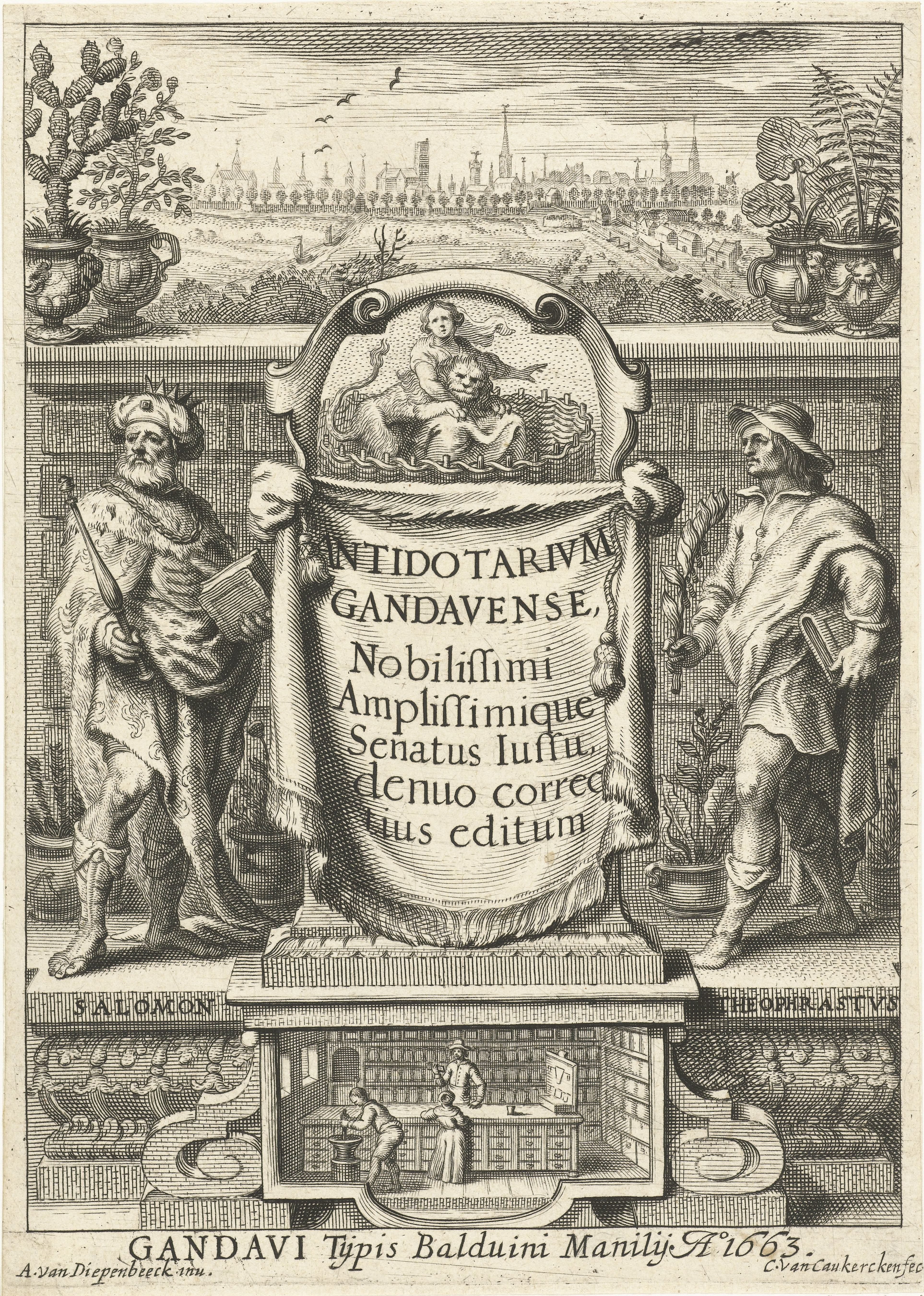 Salomon en Theophrastus