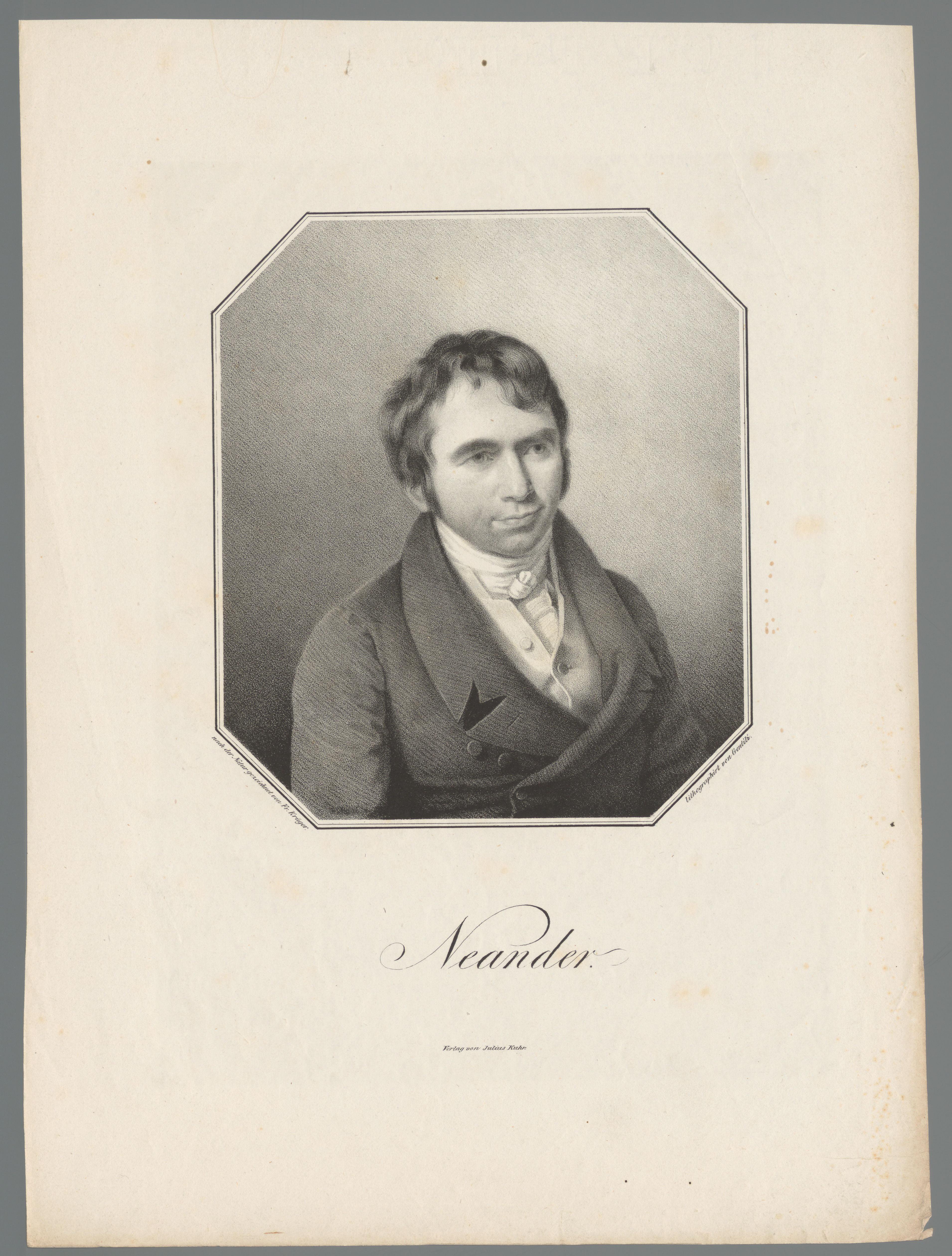 Portret van August Neander