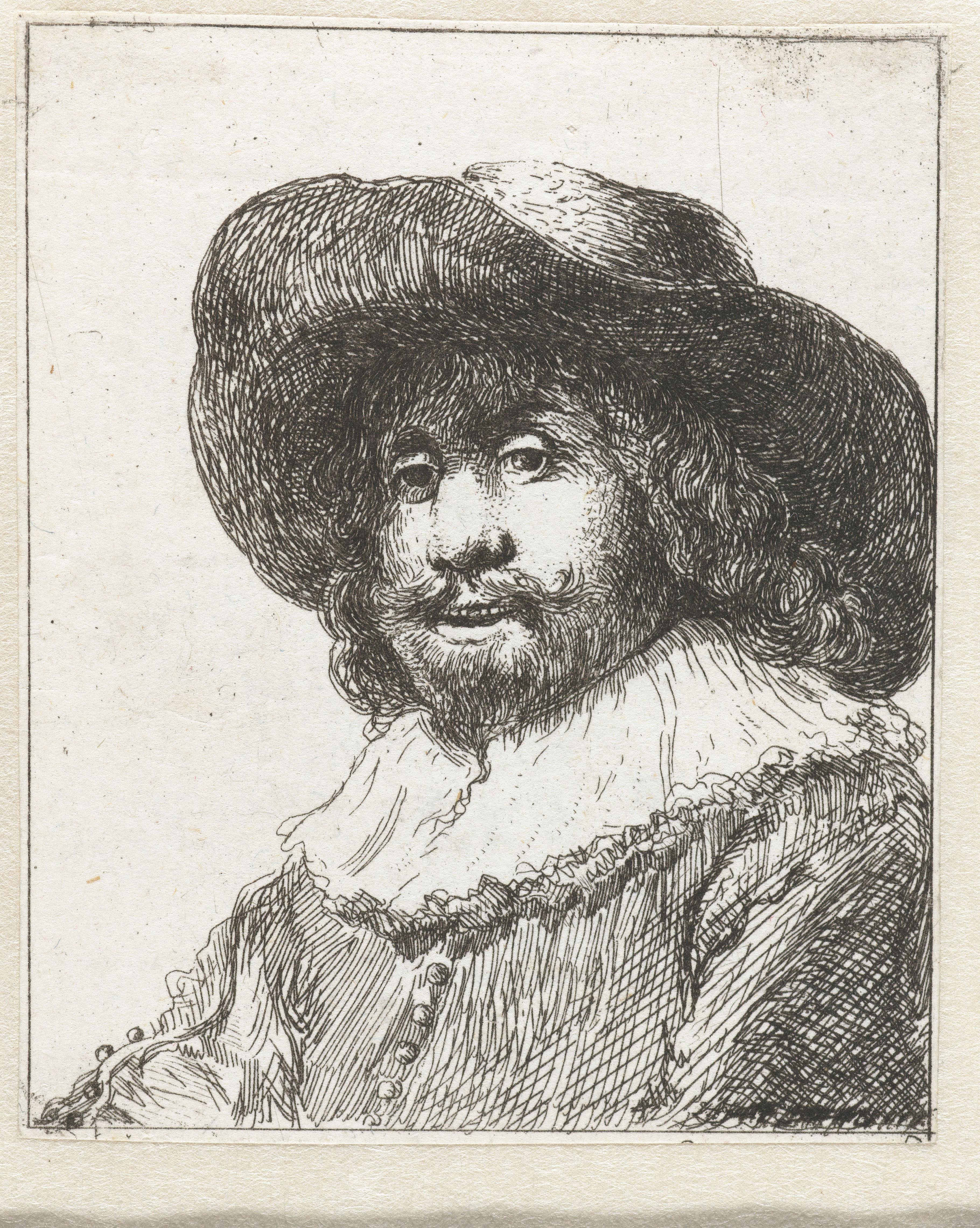 Man in a broad-trimmed hat