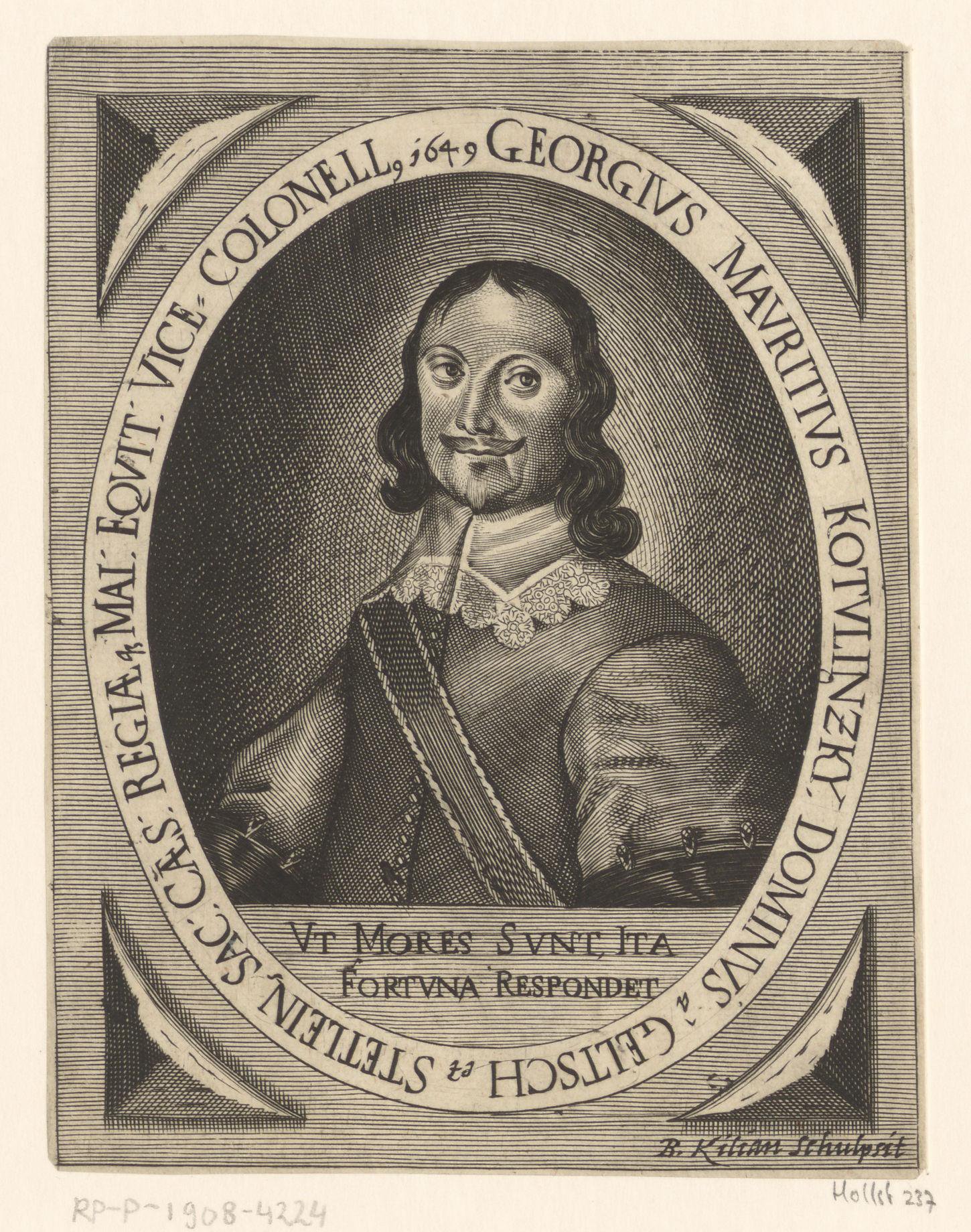 Portret van Georg Mauritz Kotulinsky