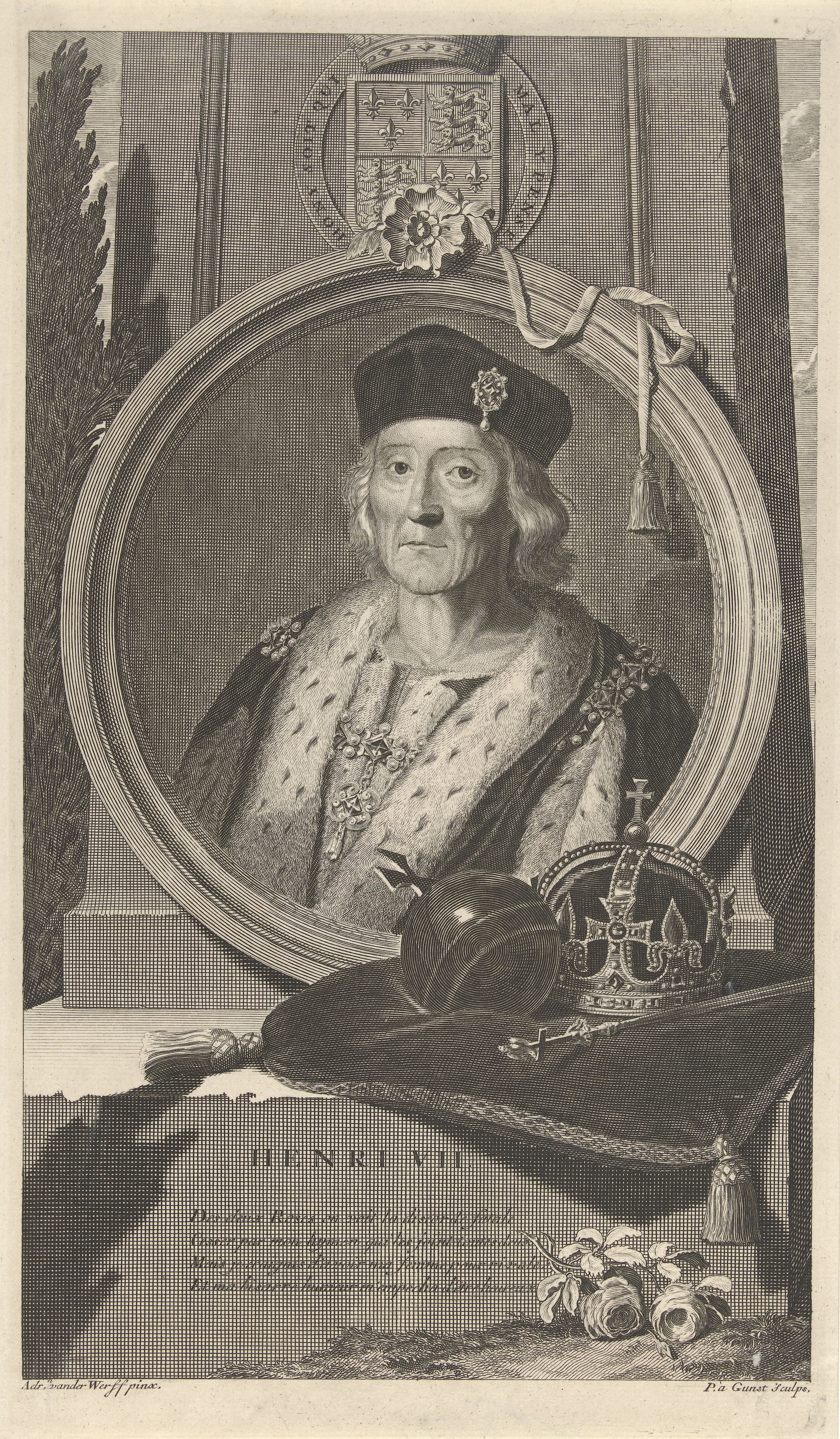 Portret van koning Hendrik VII van Engeland