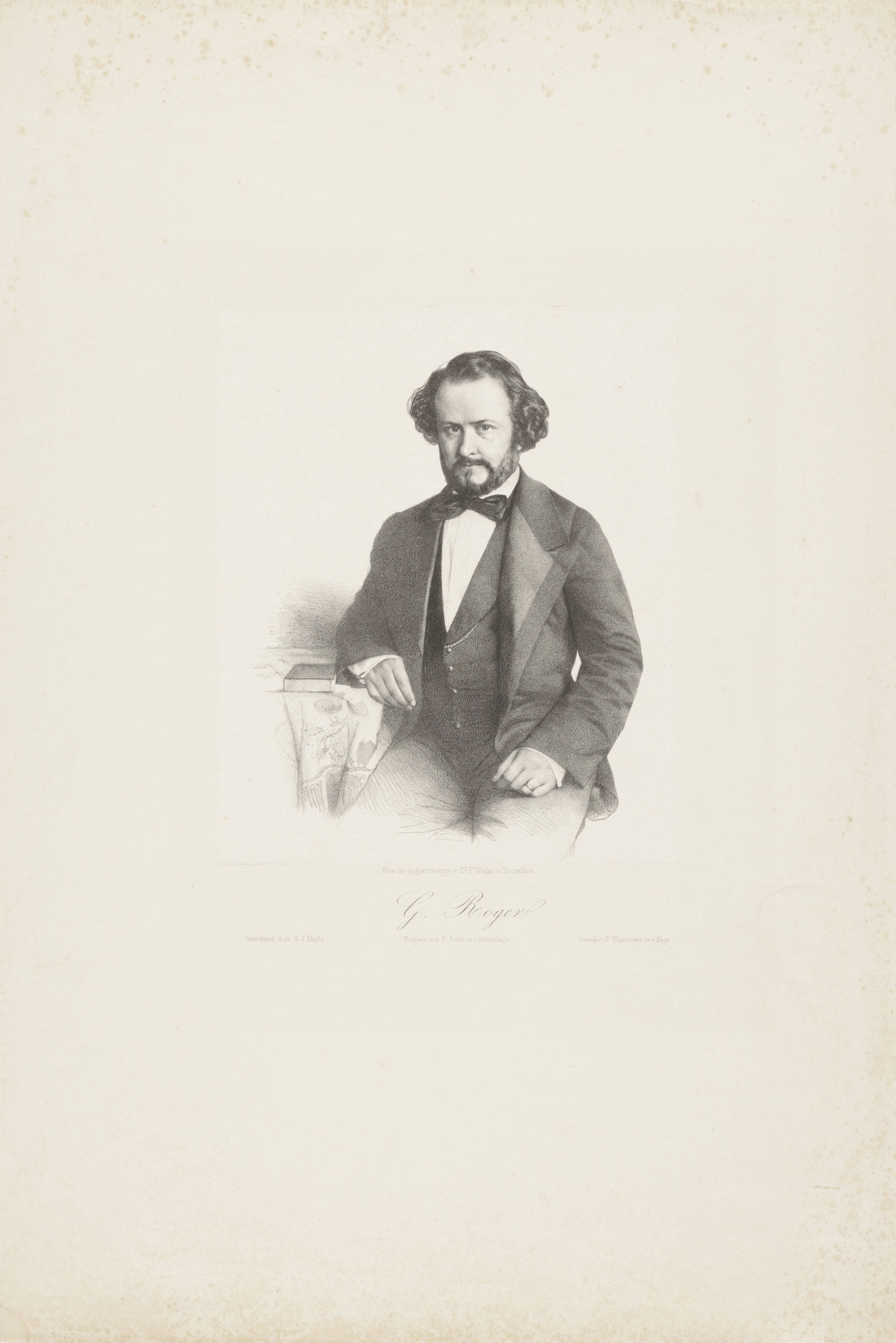 Portret van G. Roger