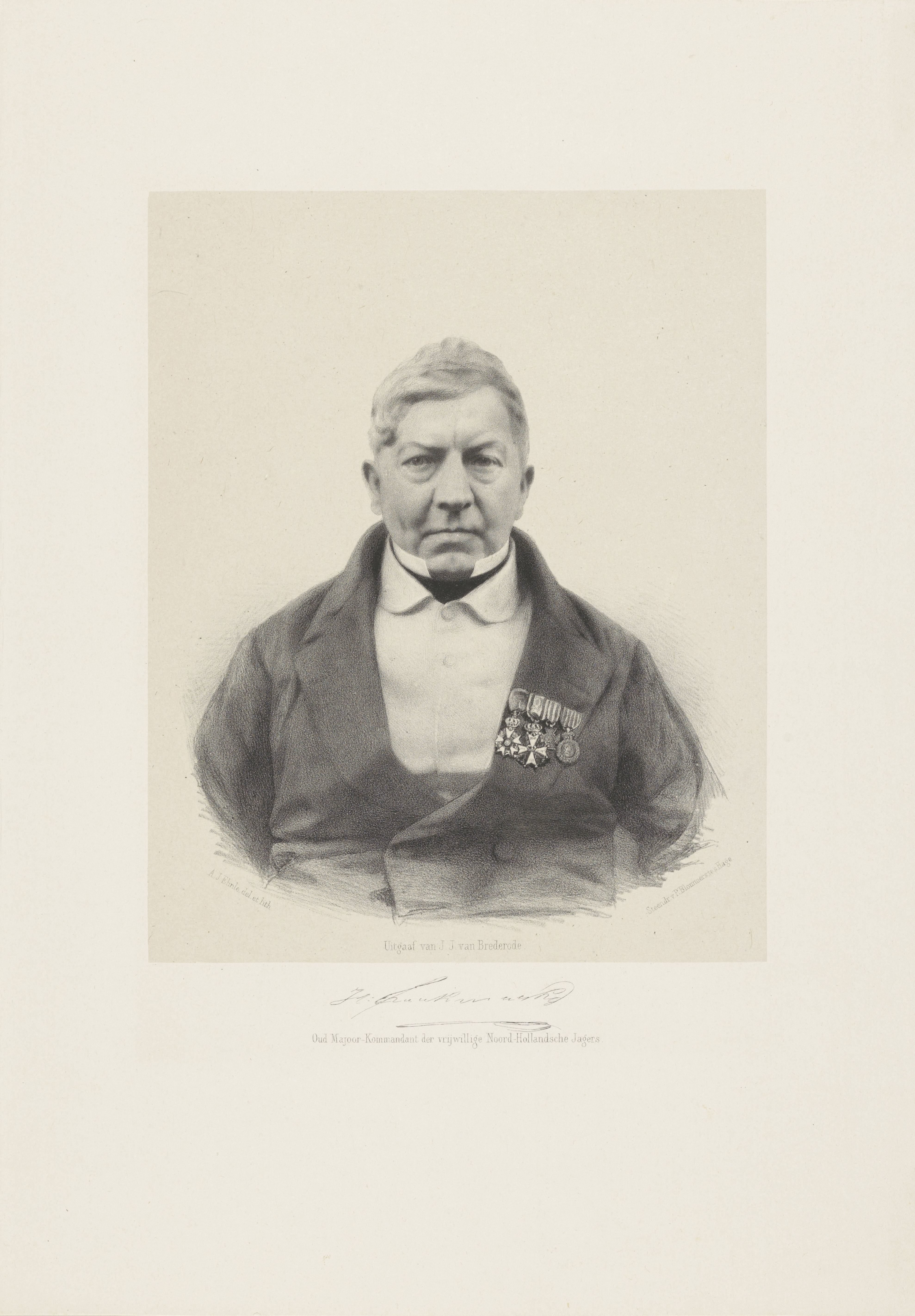 Portret van een onbekende man