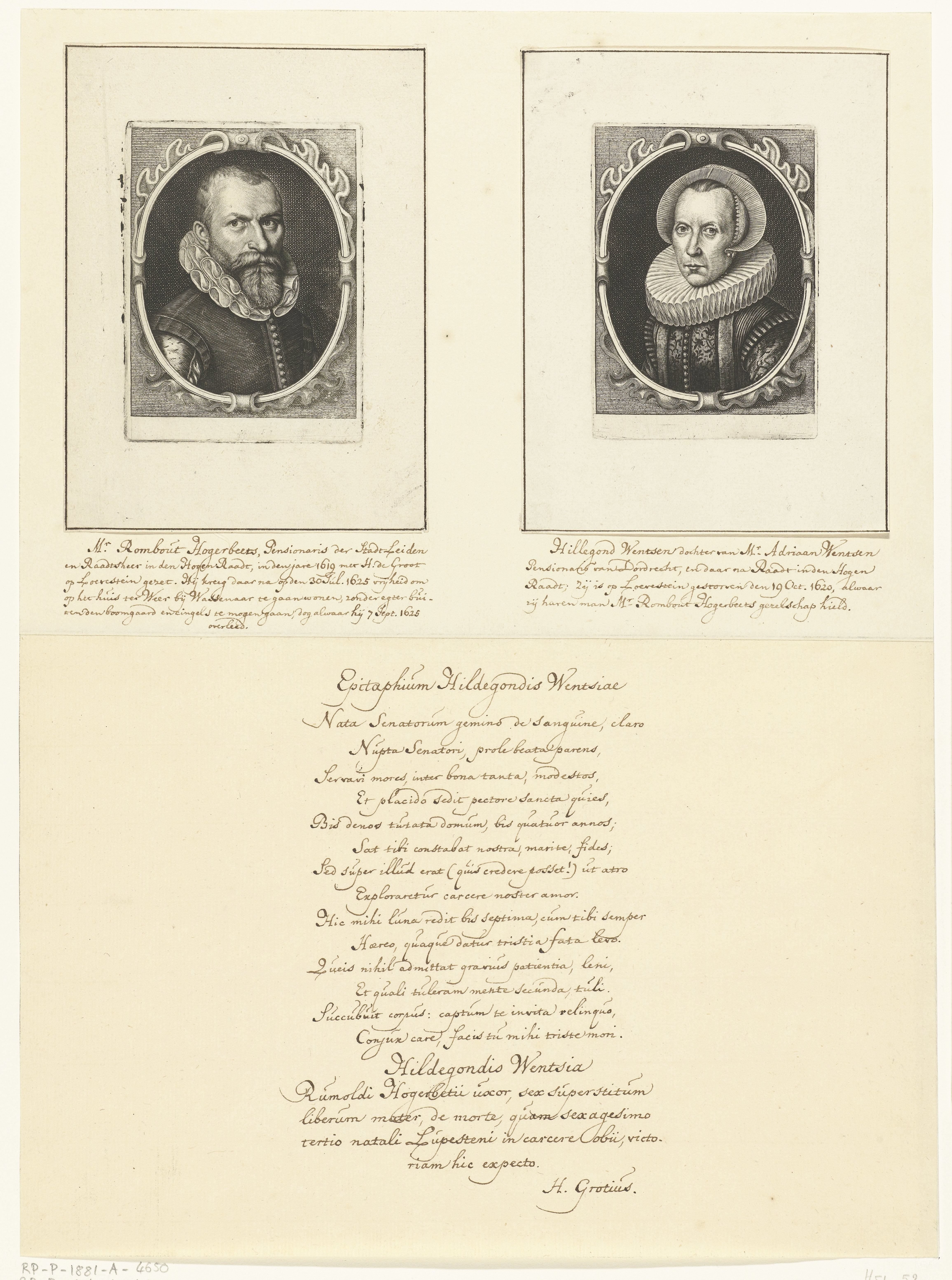 Portret van Rombout Hogerbeets