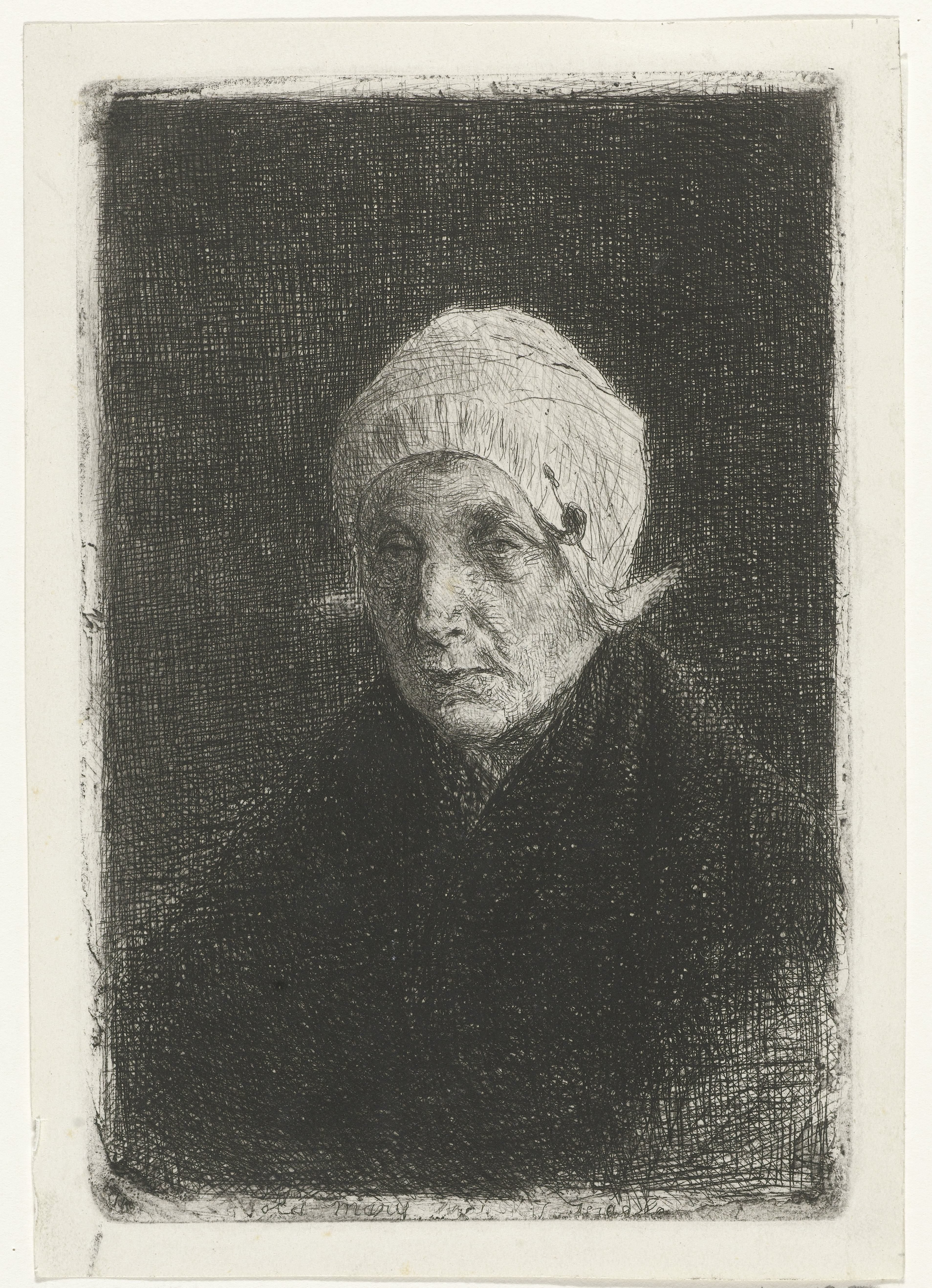 Katwijkse oude vrouw