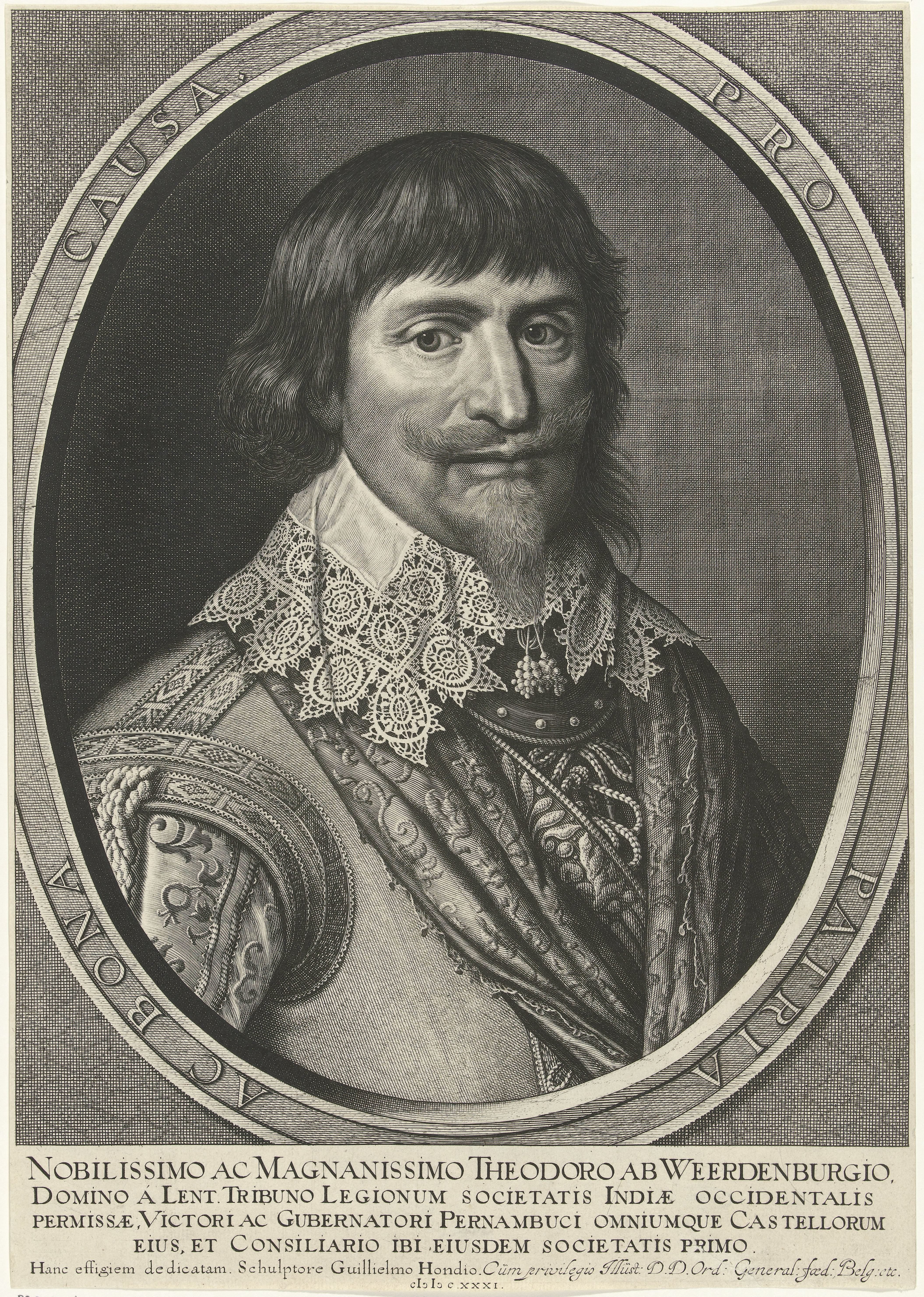 Portret van Theodor van Weerdenburg