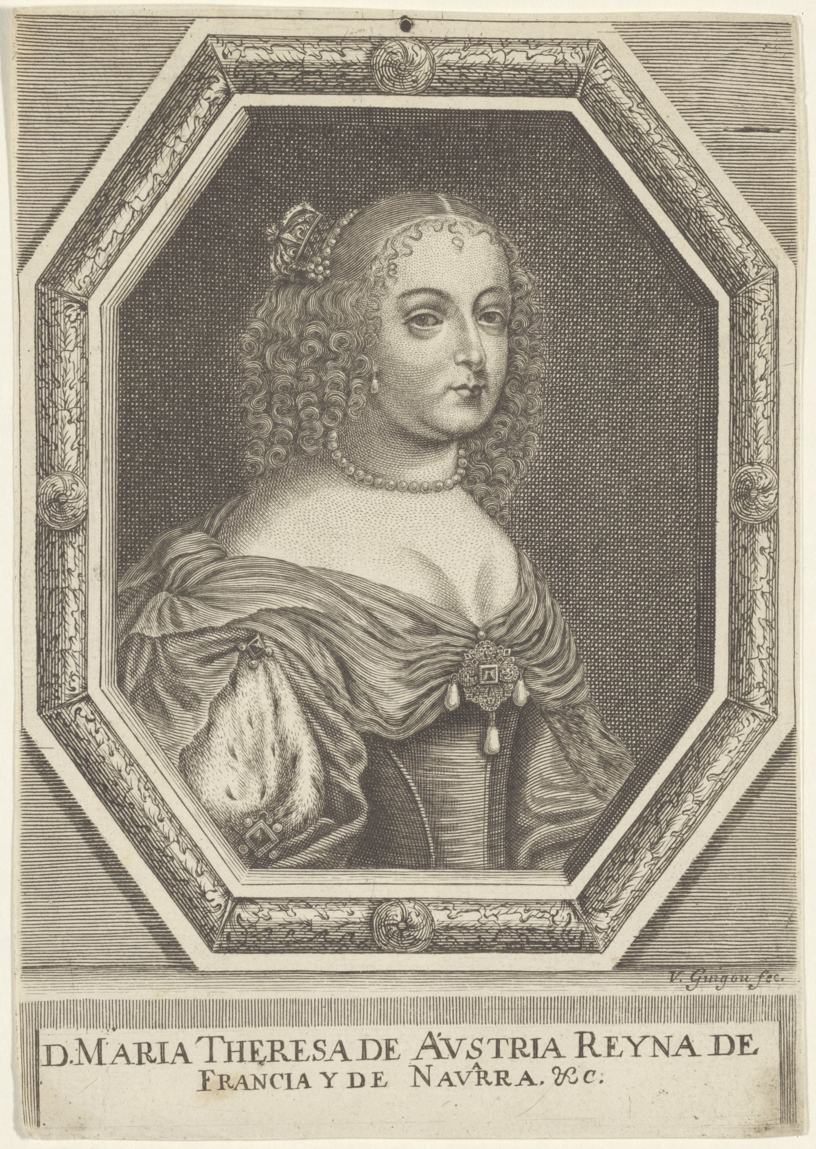 Portret van Maria Theresia van Oostenrijk