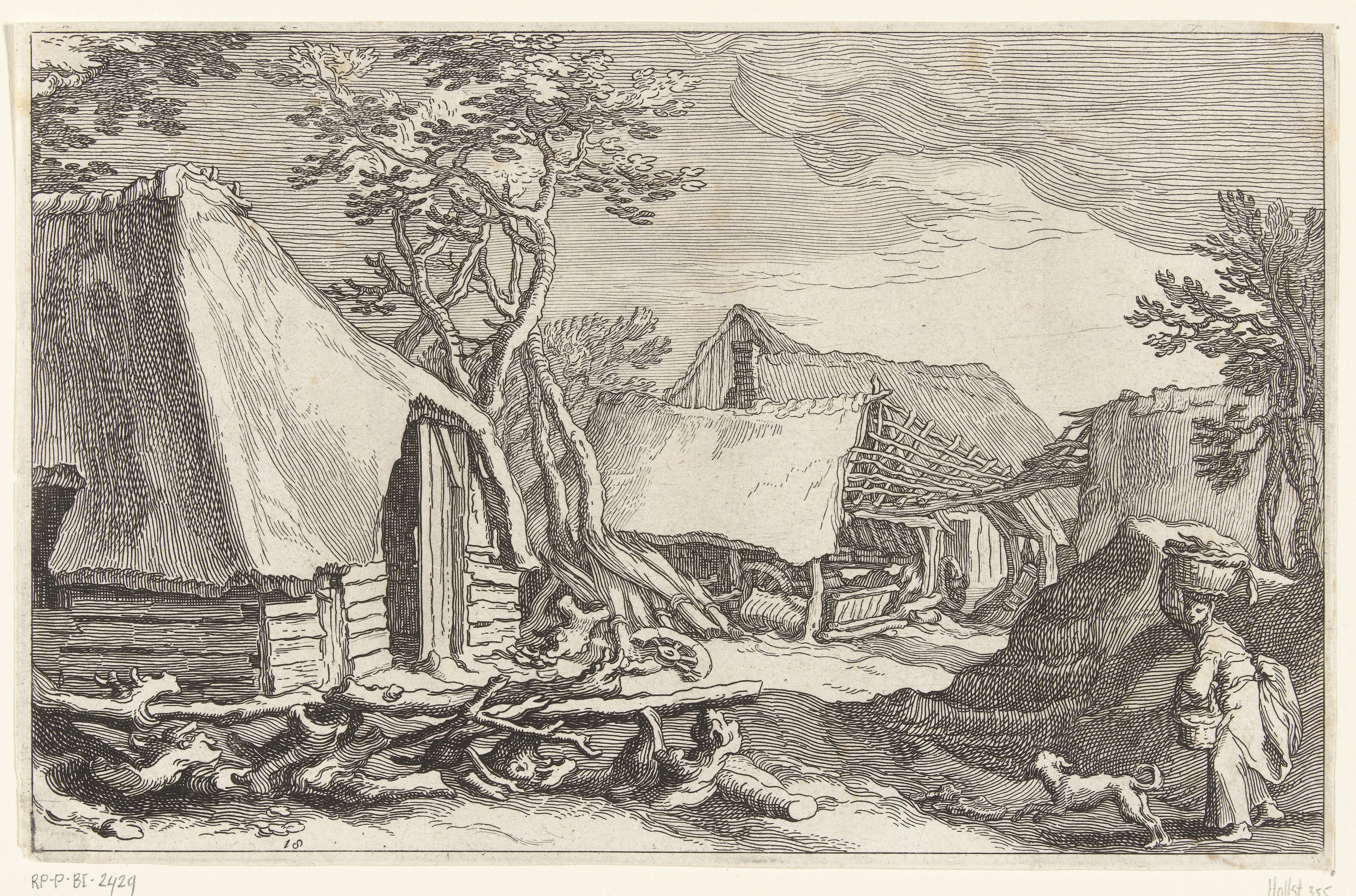 Boerderij met erf en vervallen schuur