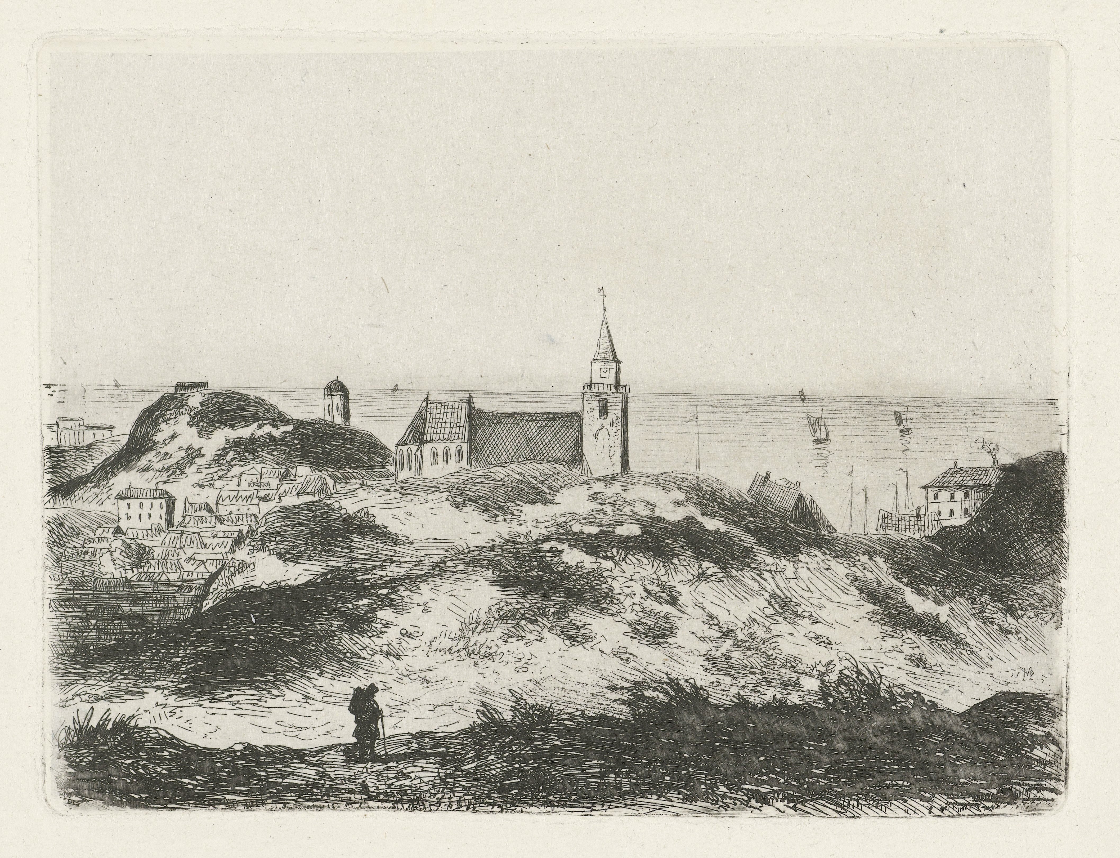 Gezicht op Scheveningen