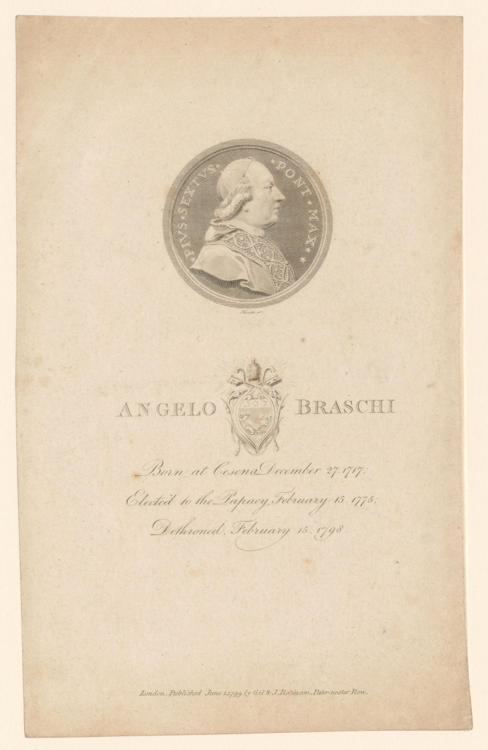 Portret van Pius VI