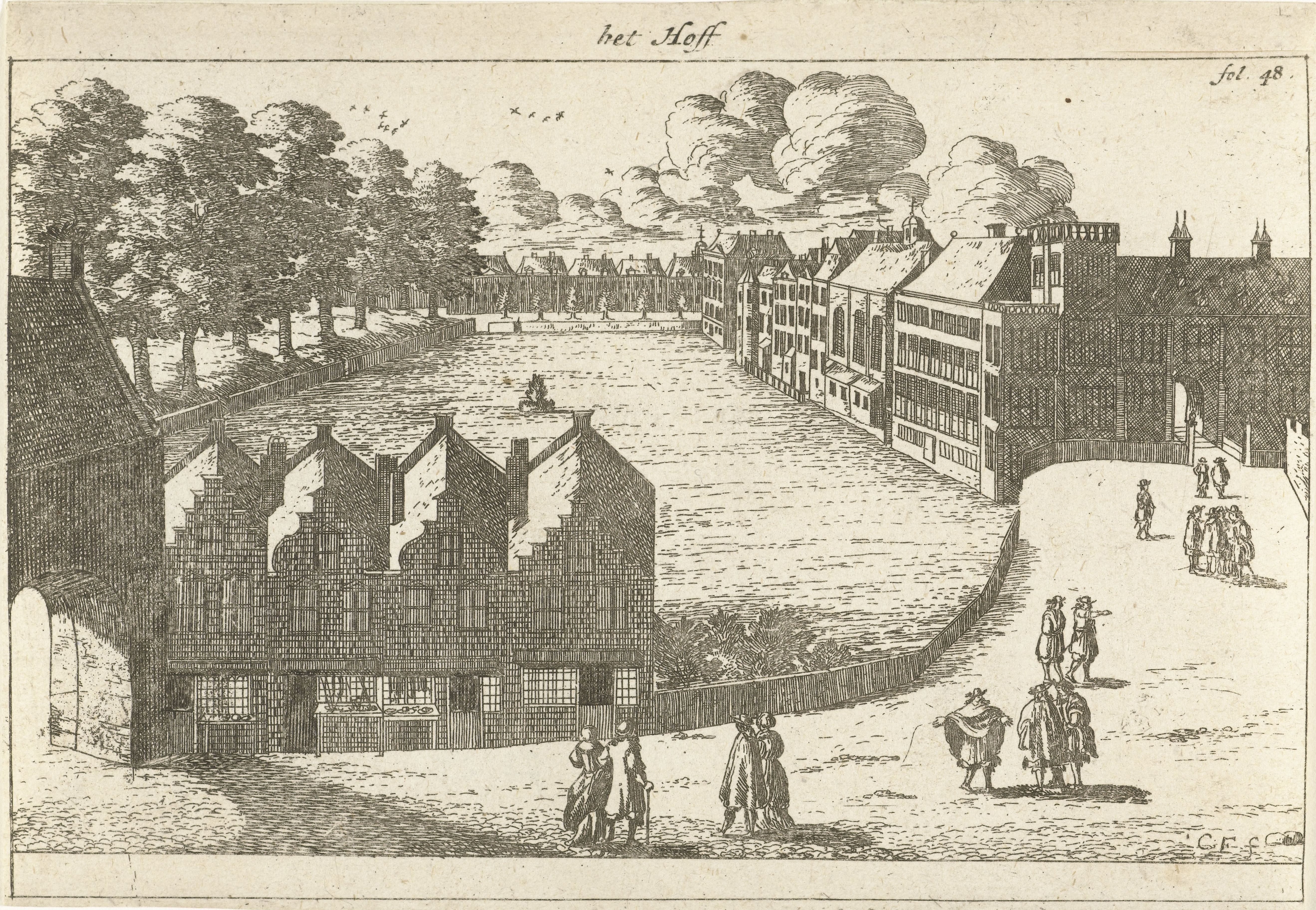 Gezicht op het Buitenhof