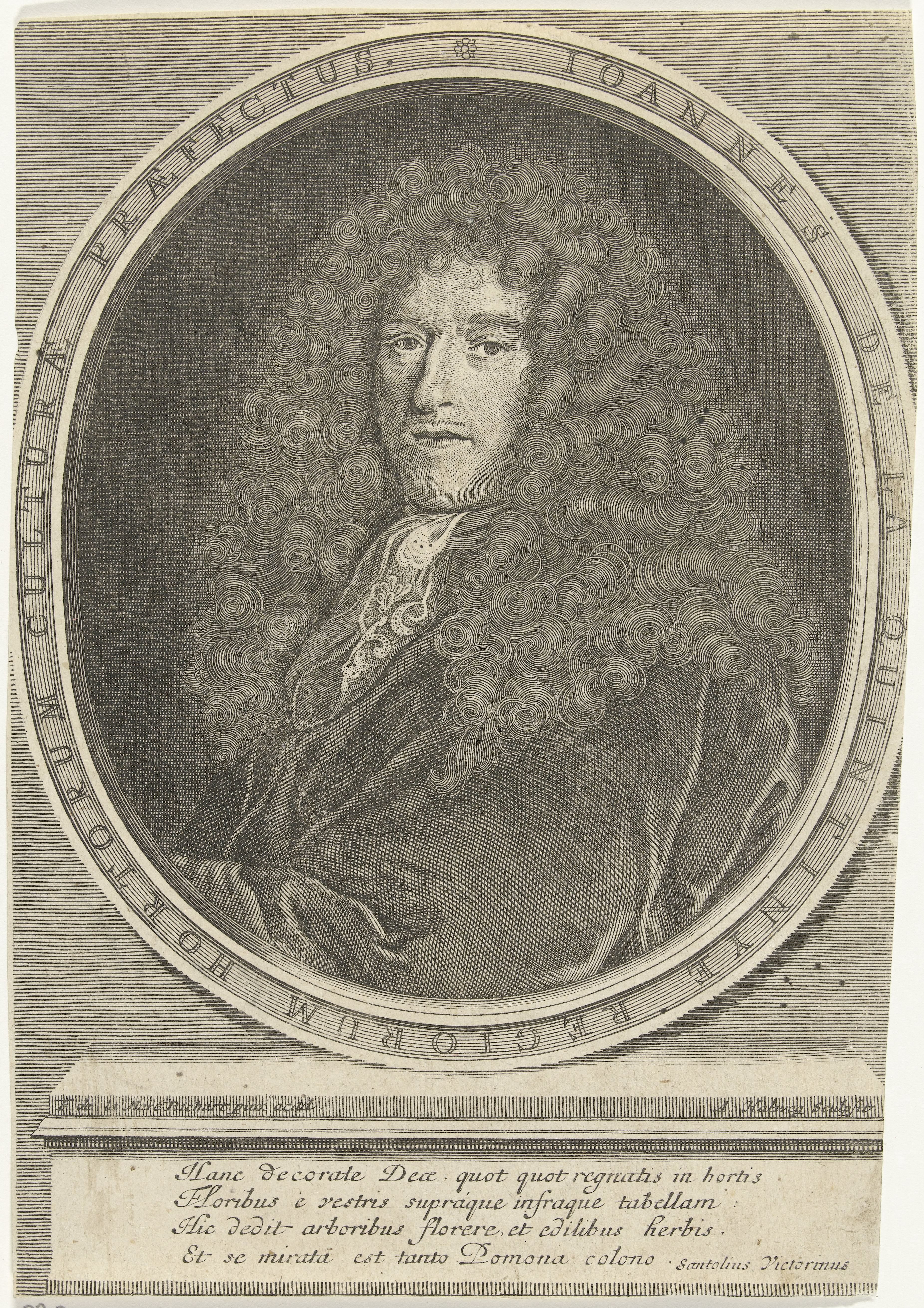 Portret van Jean-Baptiste de la Quintinie