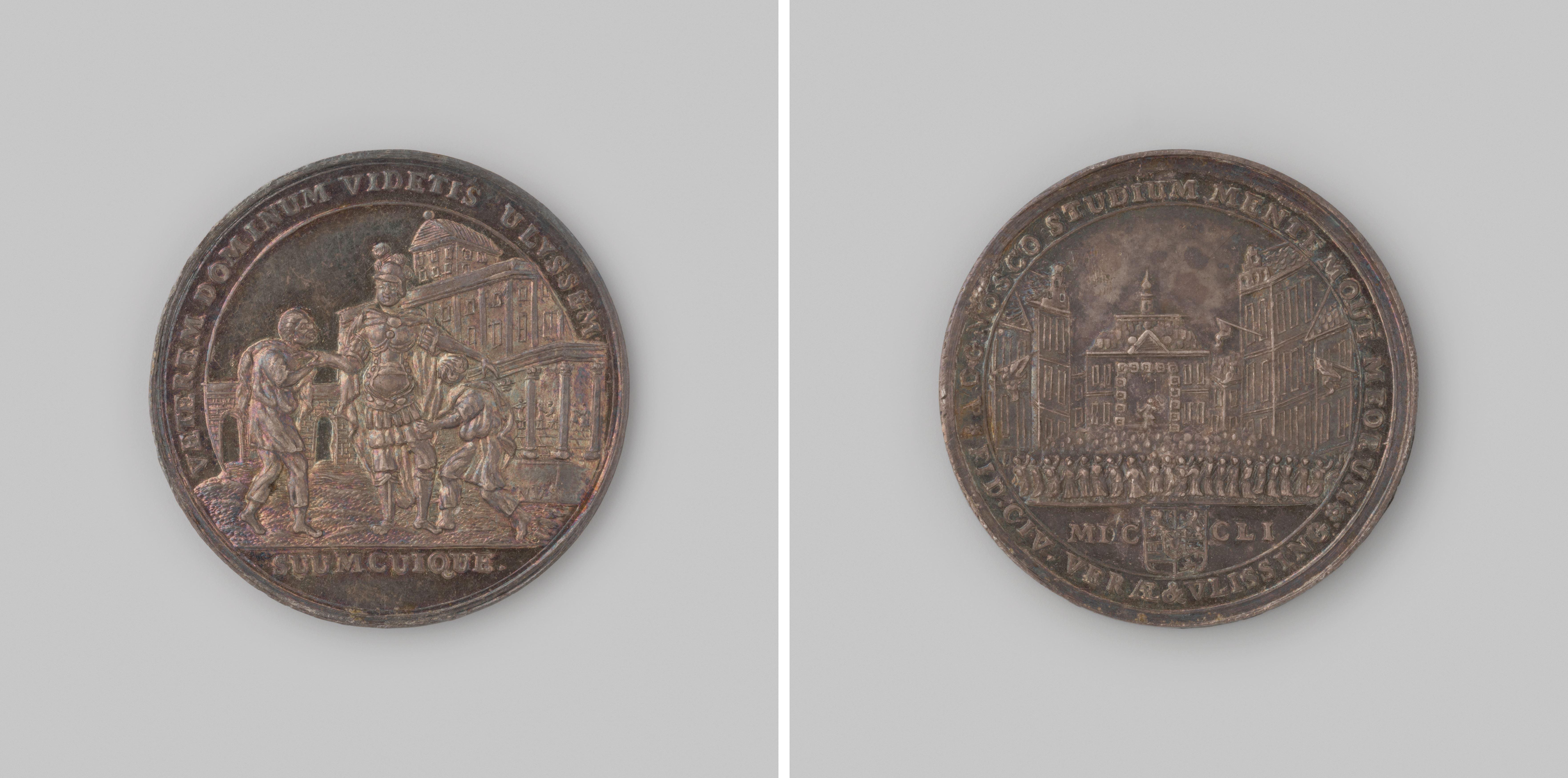 Inhuldiging van Prins Willem IV als markies van Veere en Vlissingen