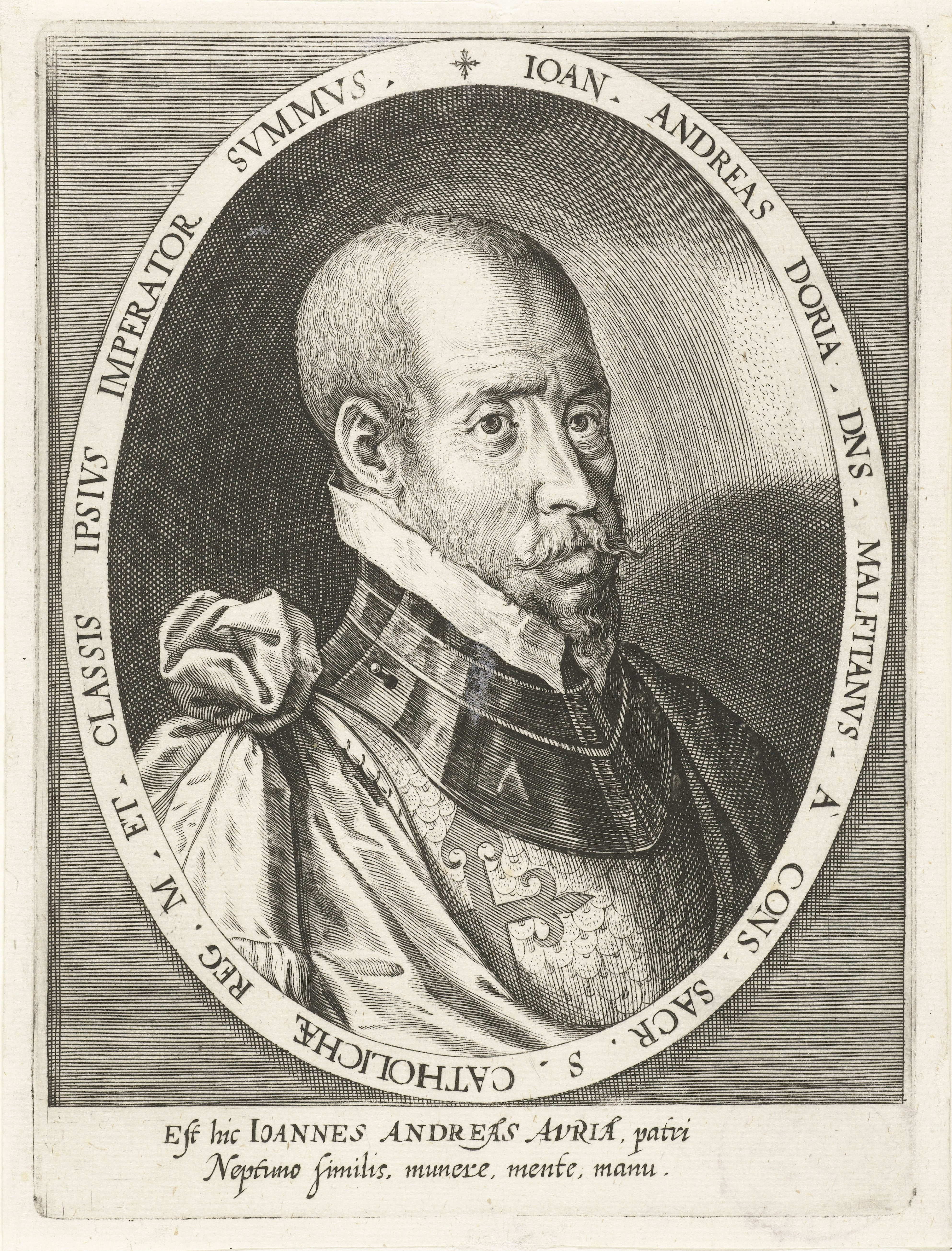 Portret van admiraal Giovanni Andrea Doria