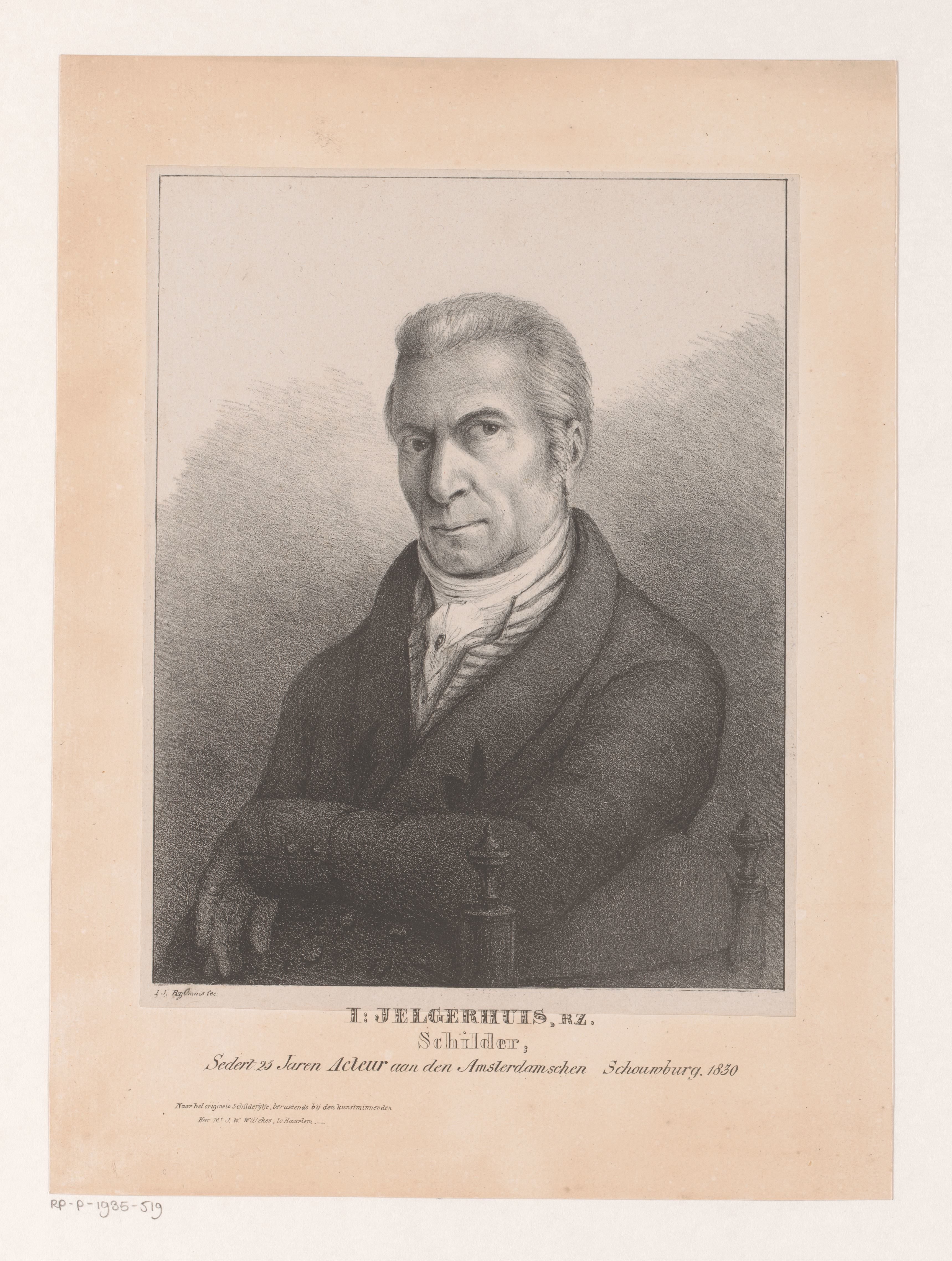 Portret van Johannes Jelgerhuis