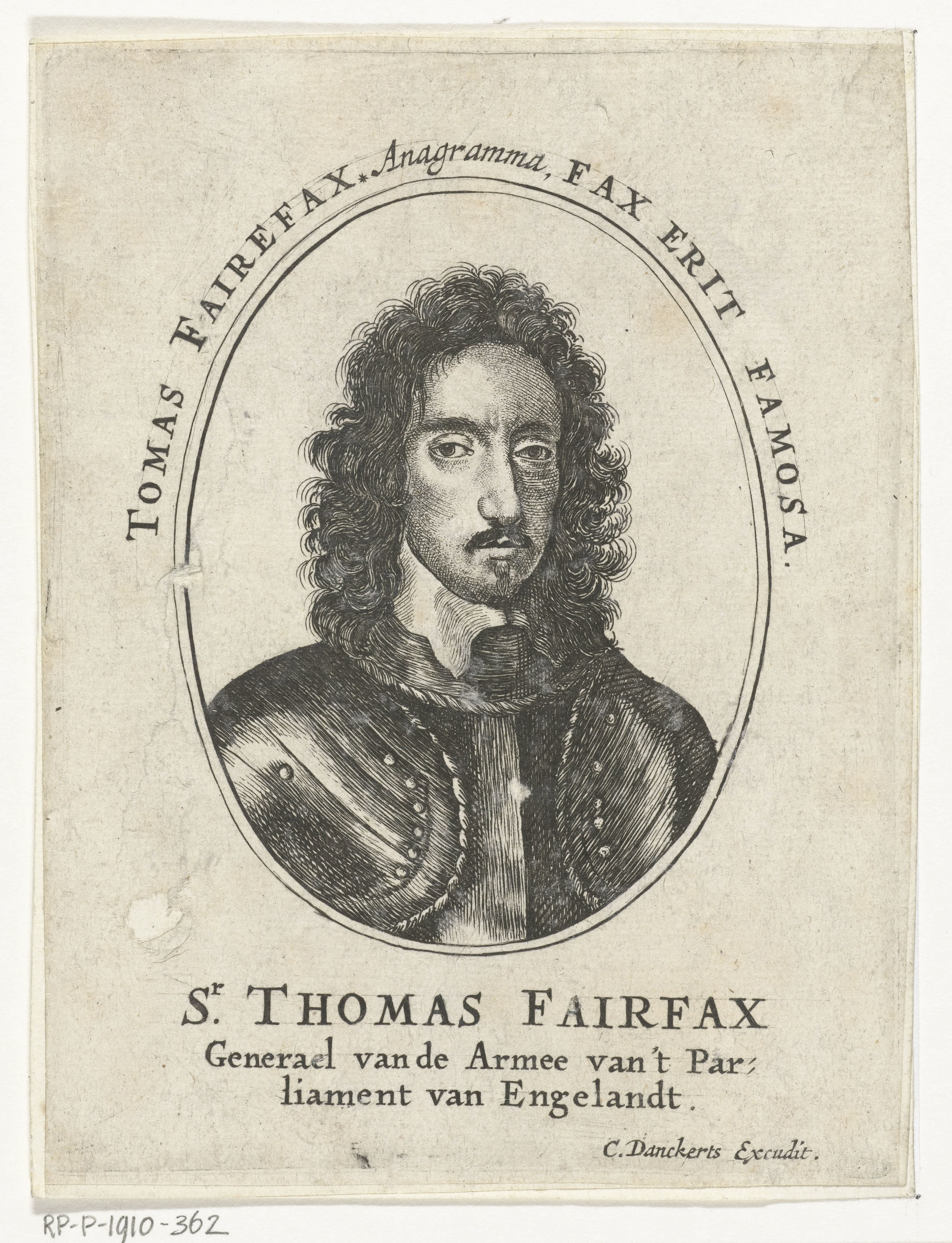 Portret van Sir Thomas Fairfax