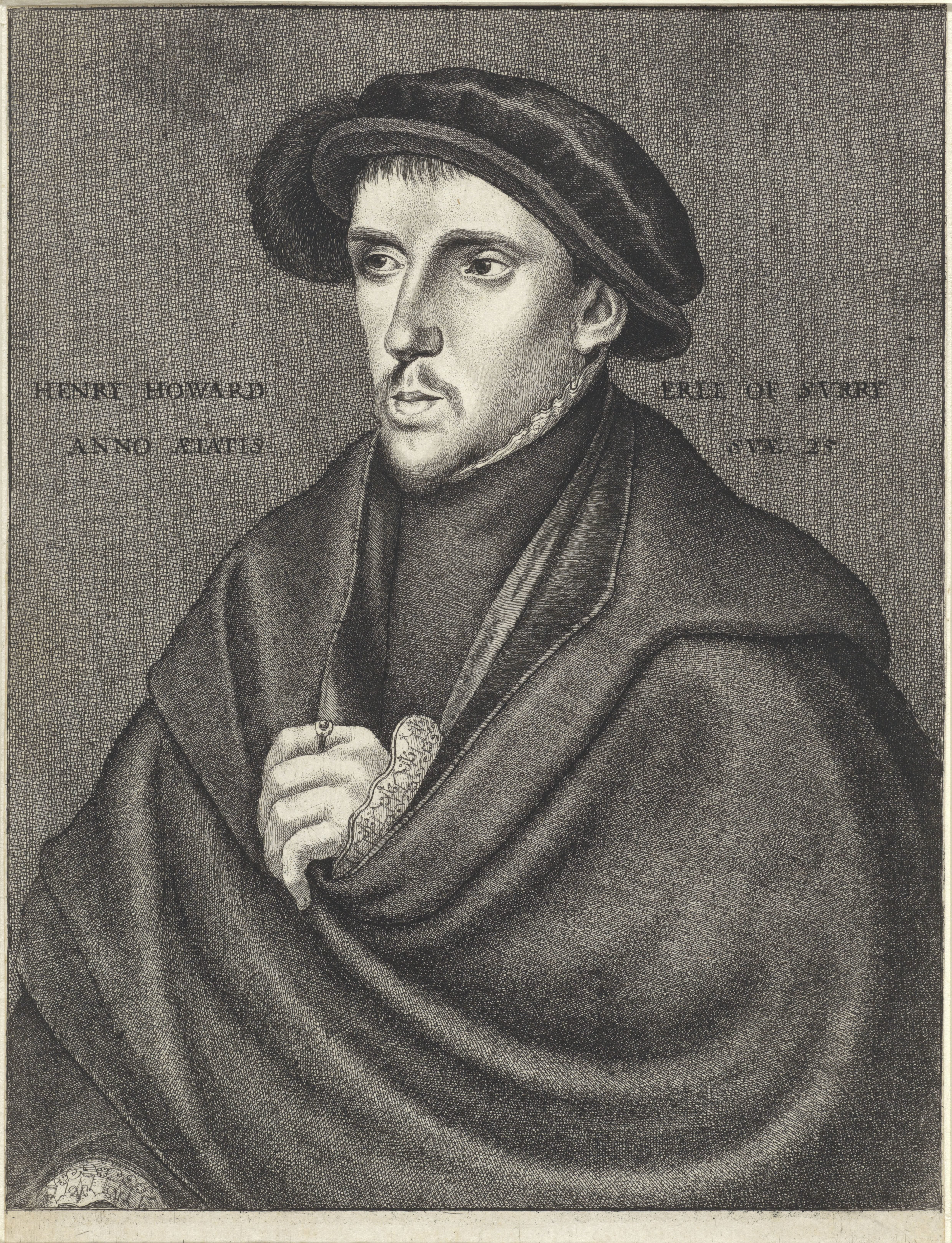Portret van Henry Howard, graaf van Surrey