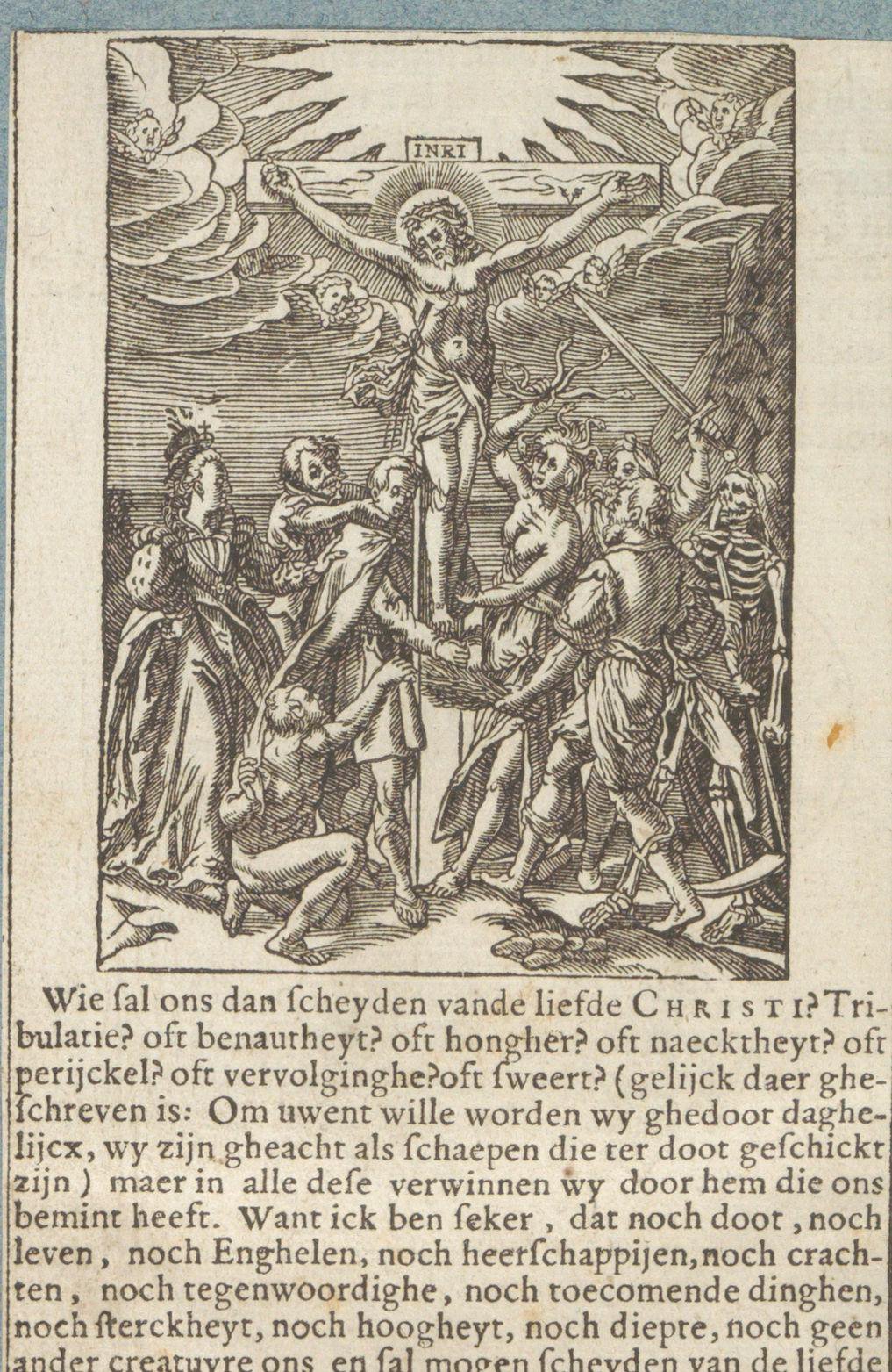 Christus aan het kruis en de Dood