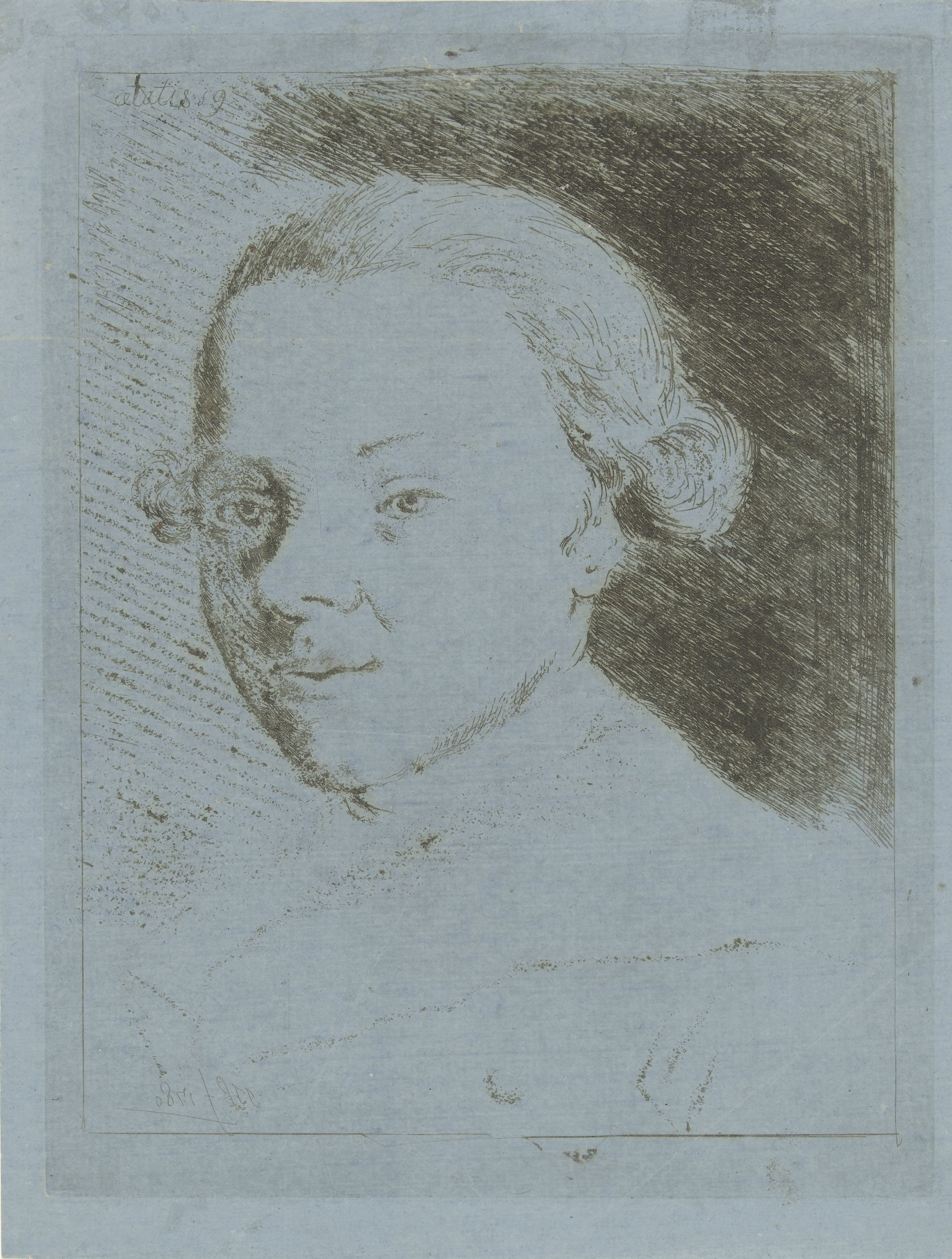 Zelfportret van Jabes Heenck