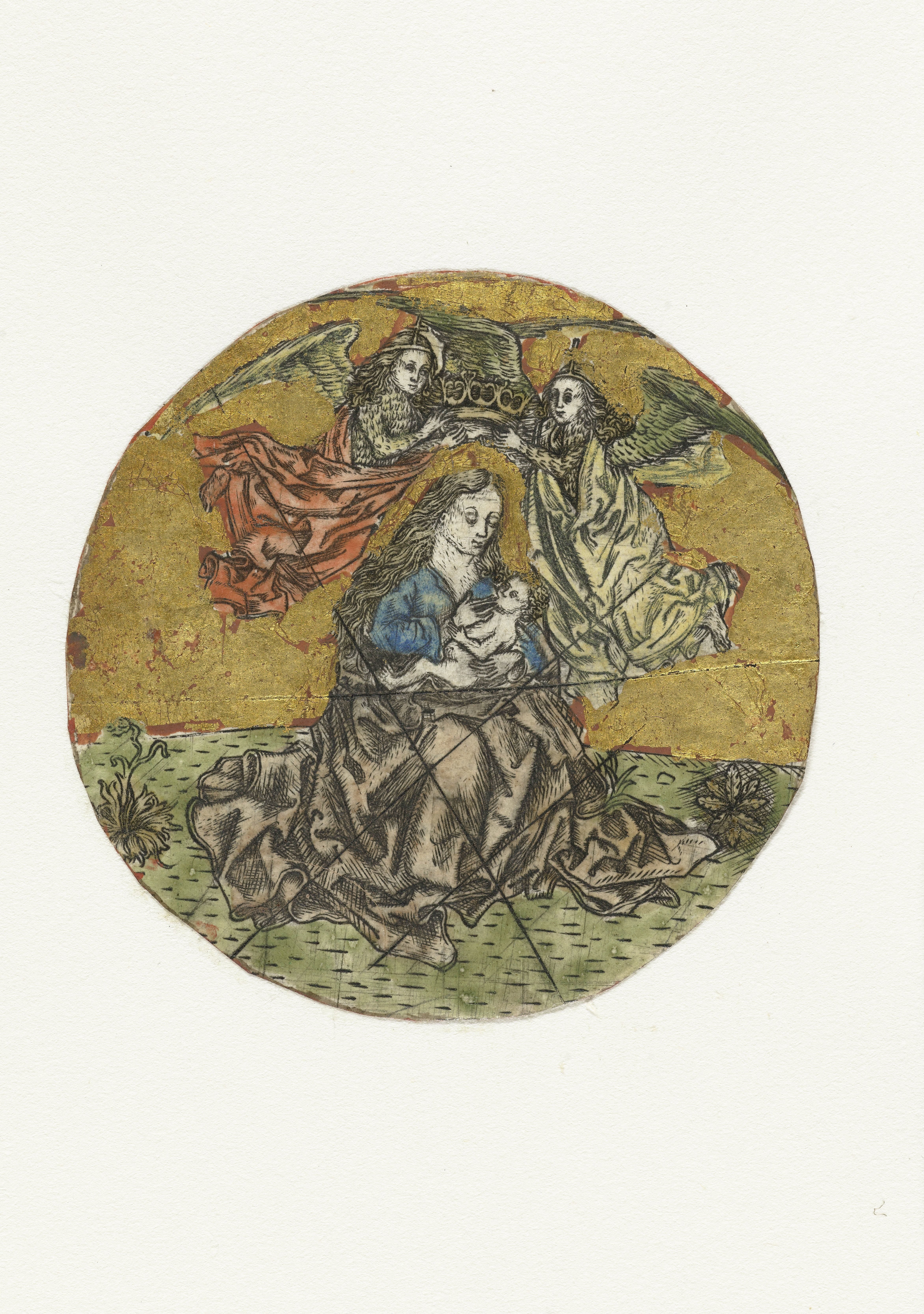 Madonna, door twee engelen gekroond