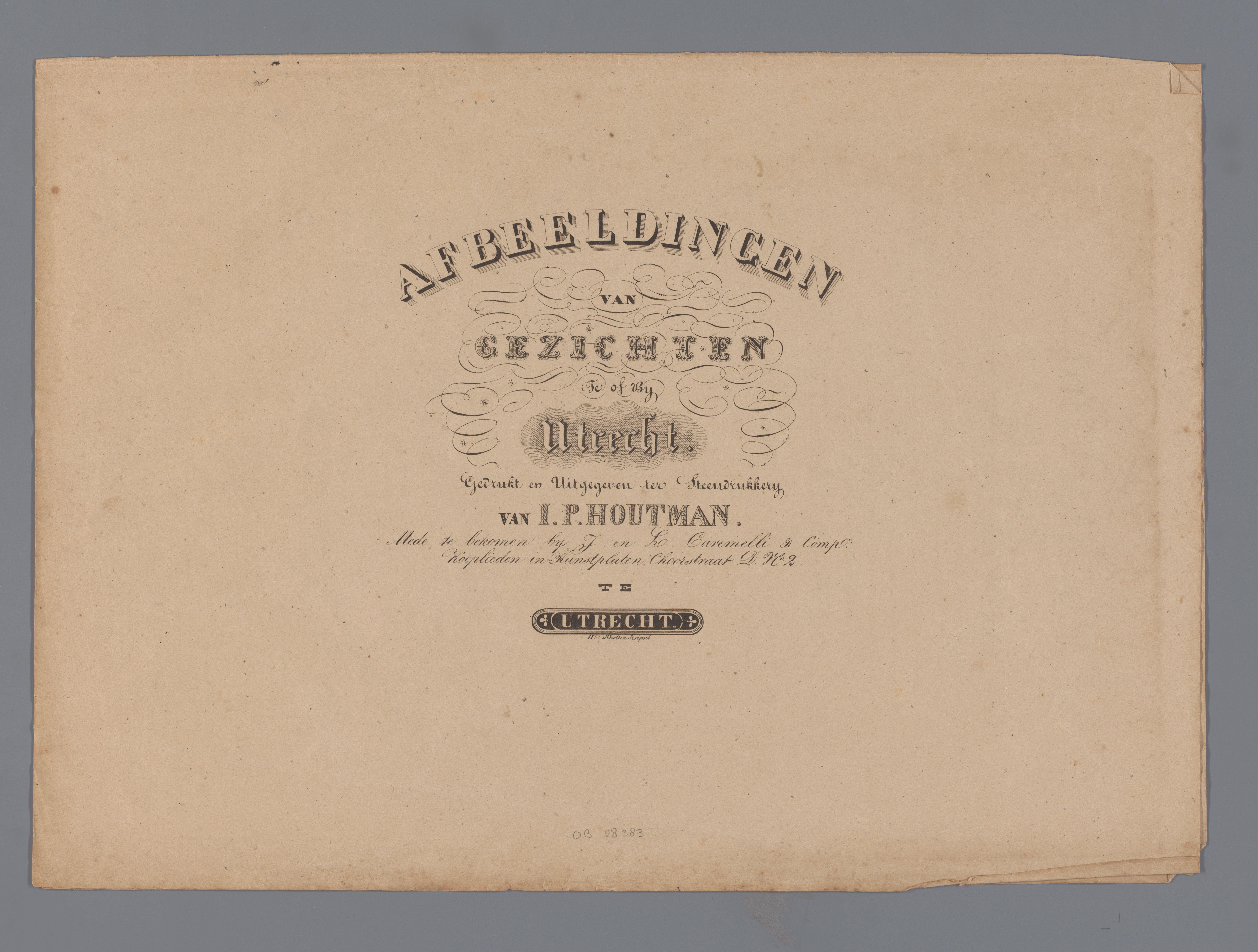 Omslag voor: Afbeeldingen van gezichten te of bij Utrecht