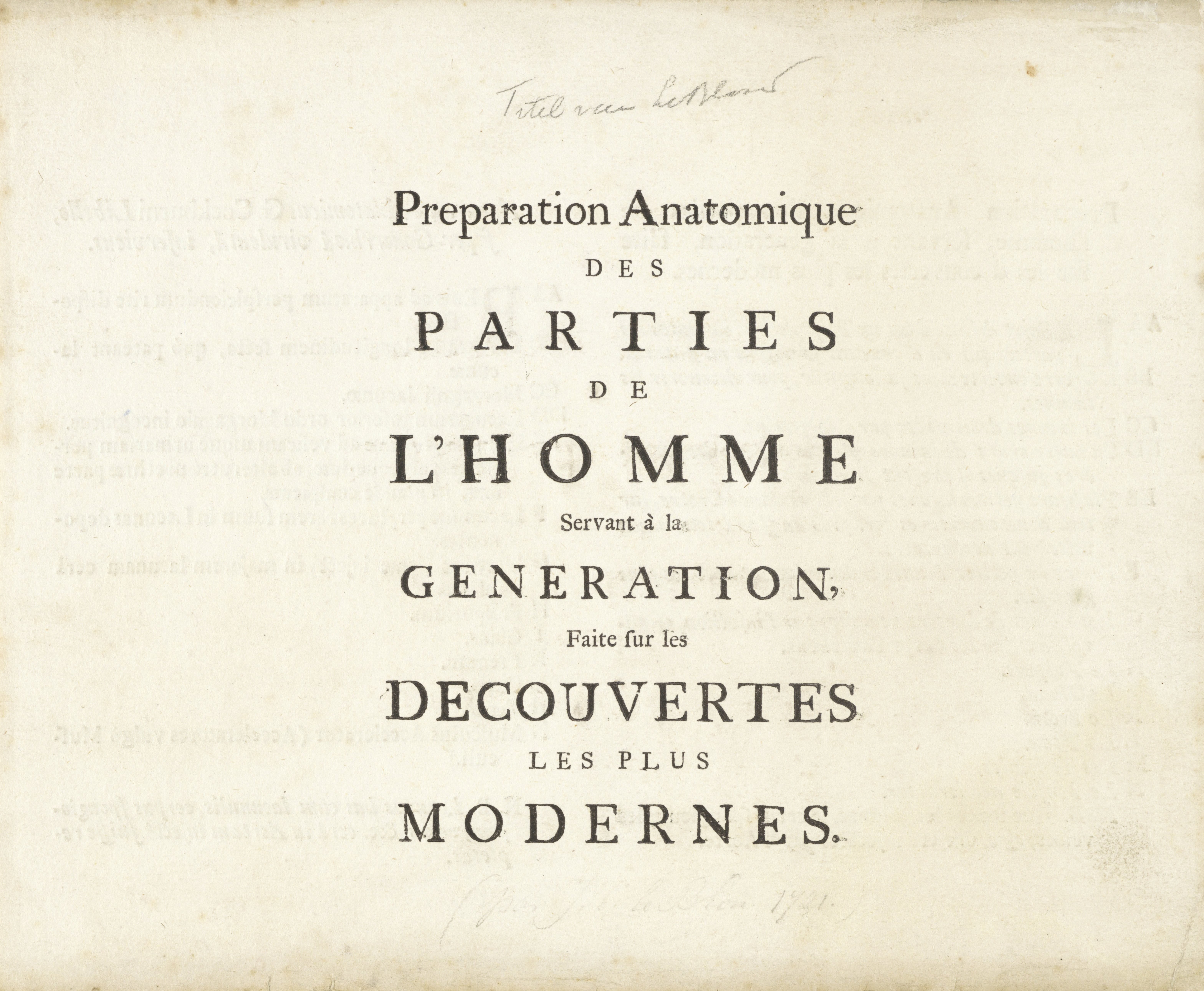 Tekstblad uit William Cockburn's "The symptoms, nature, cause, and cure of a gonorrhoea", ca. 1725