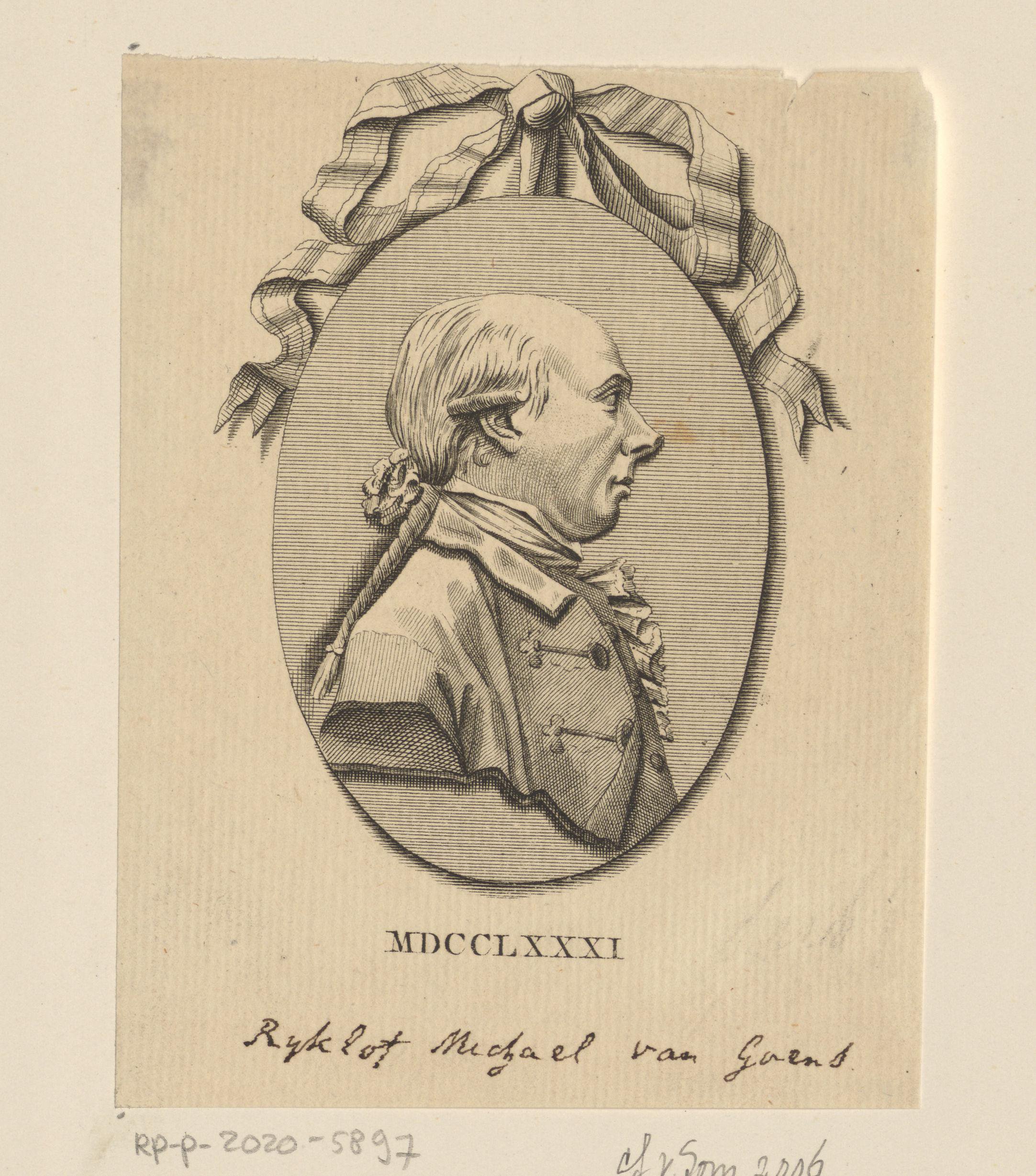 Portret van Rijklof Michaël van Goens