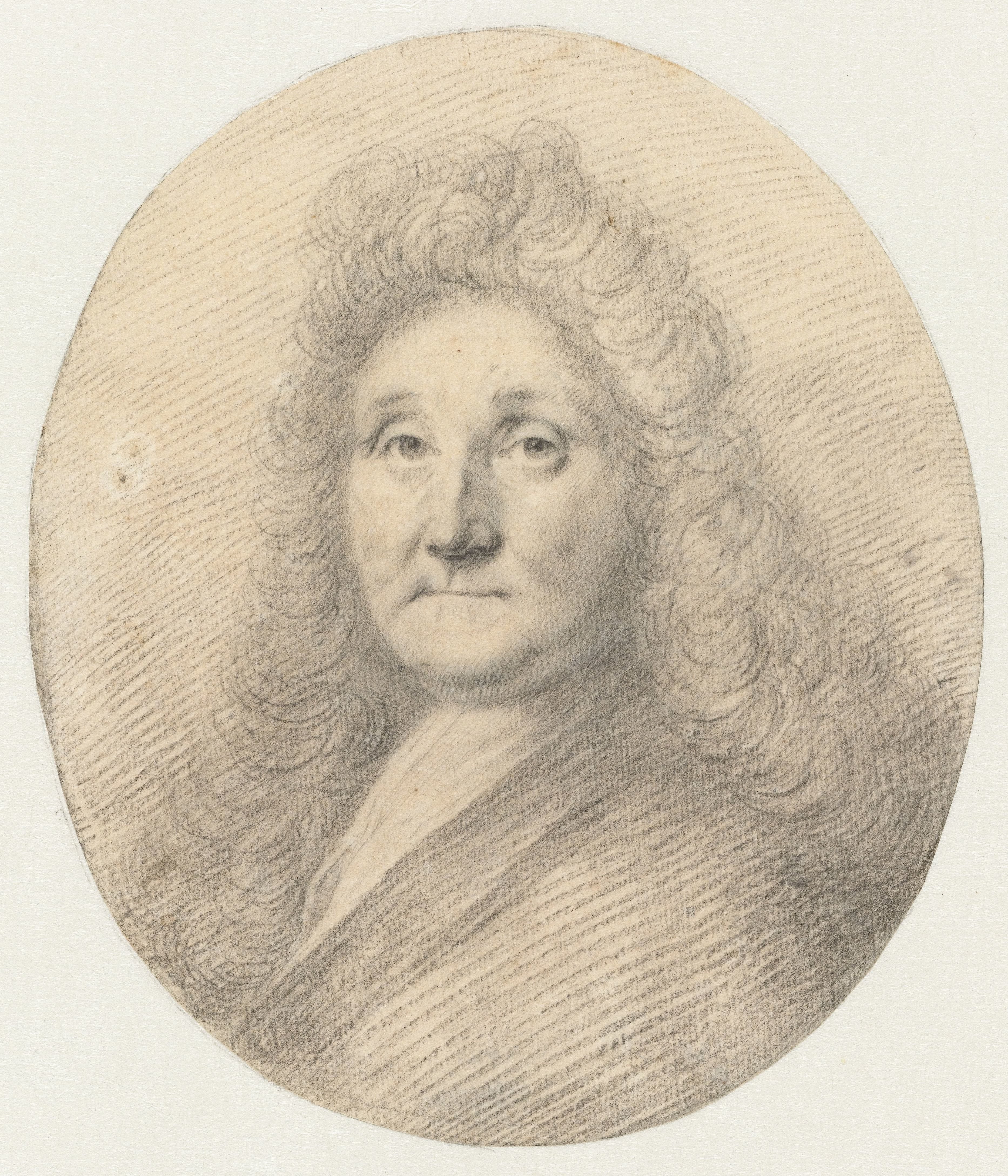 Zelfportret van Ludolf Bakhuysen