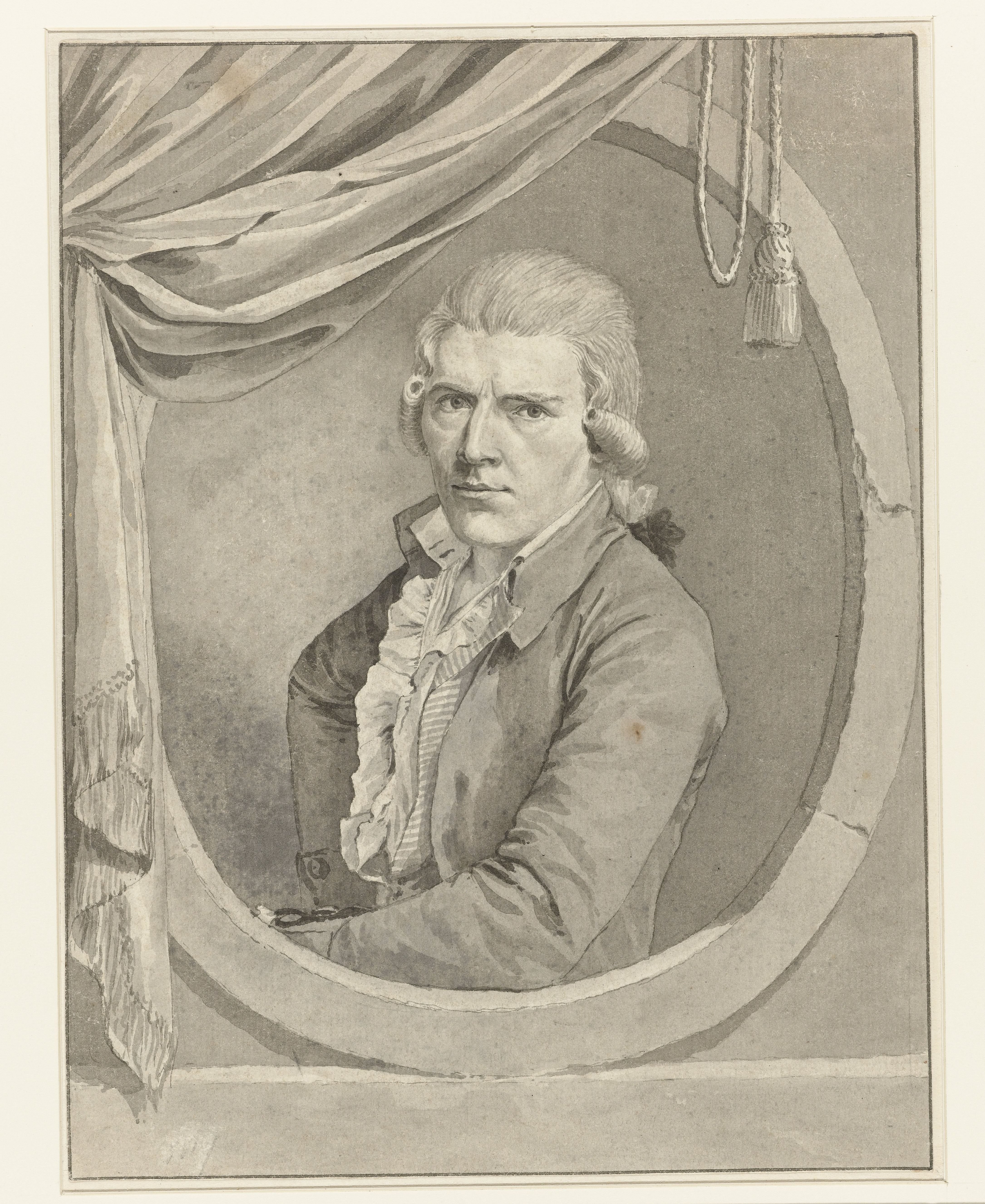 Zelfportret van Johannes Christiaan Bendorp