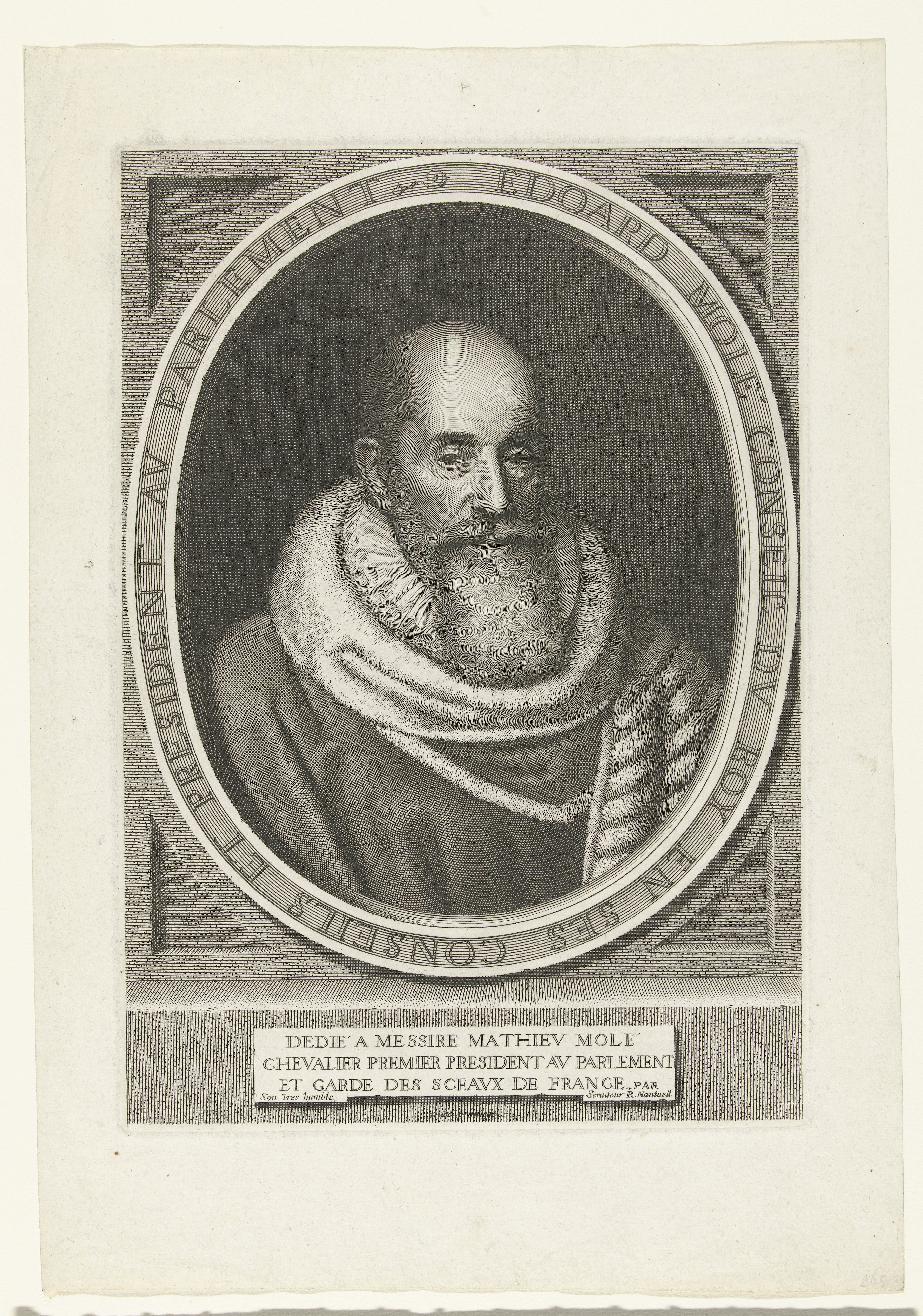 Portret van Edouard Molé