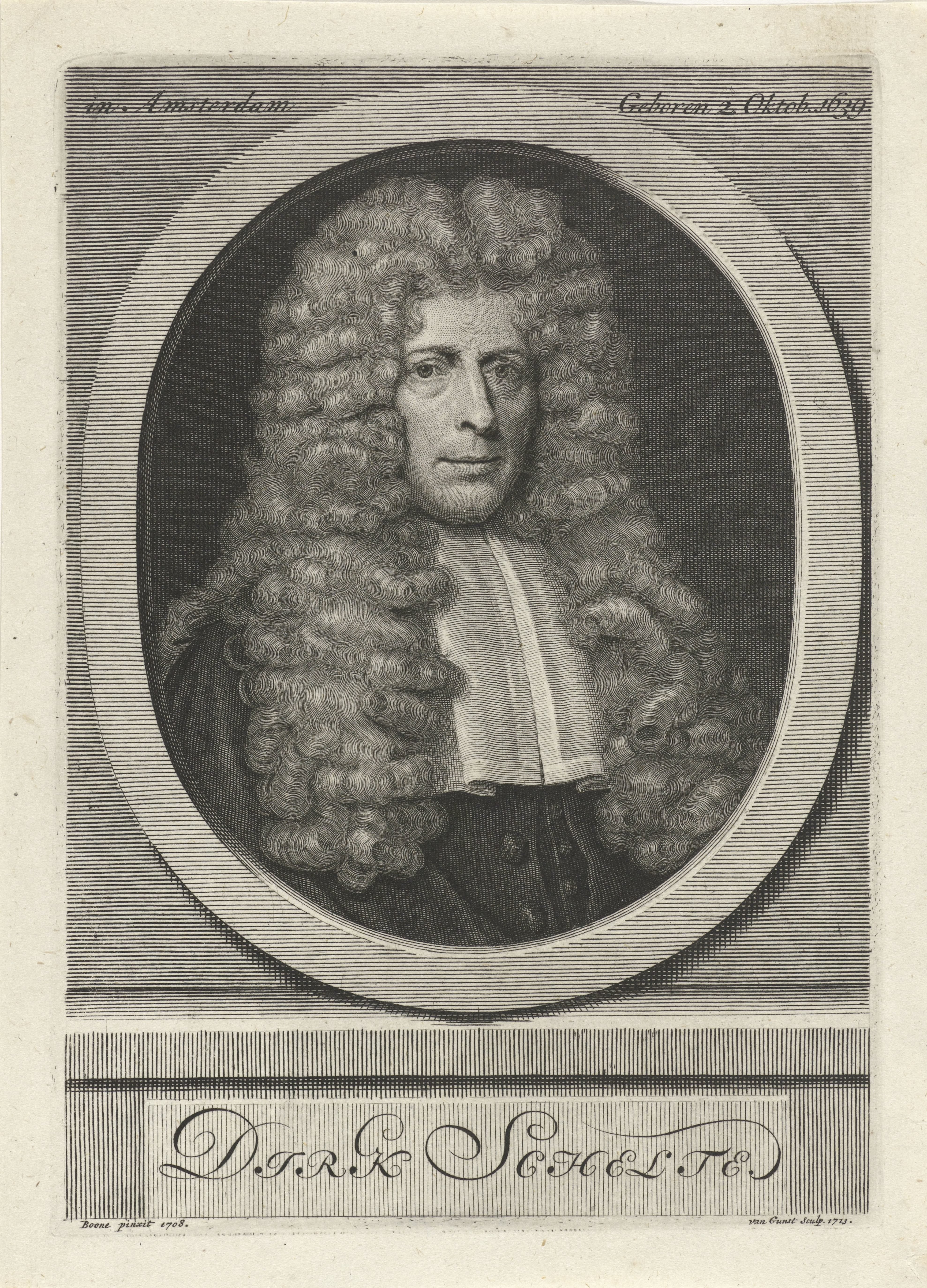 Portret van Dirk Schelte