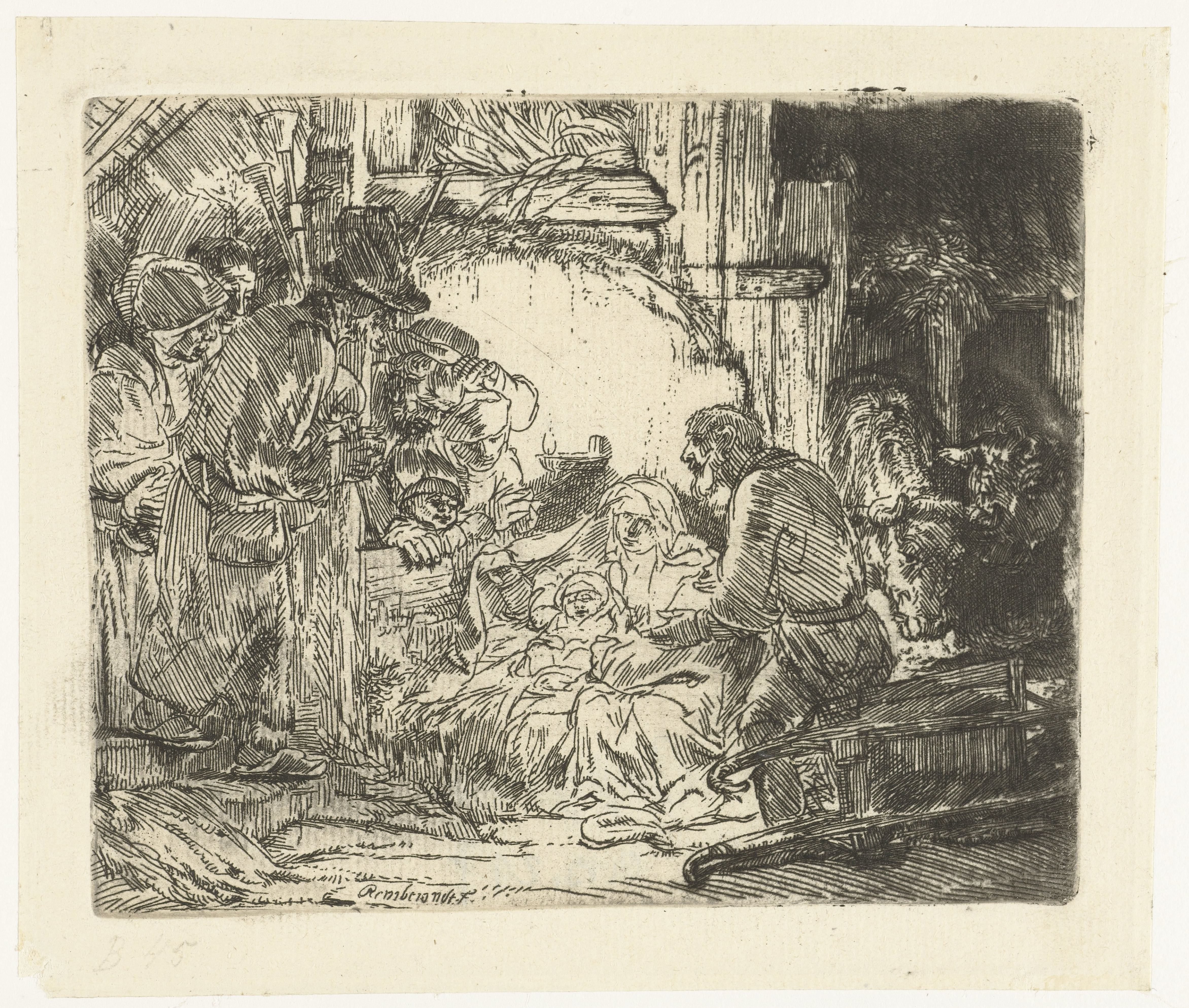 The adoration of the shepherds: with the lamp