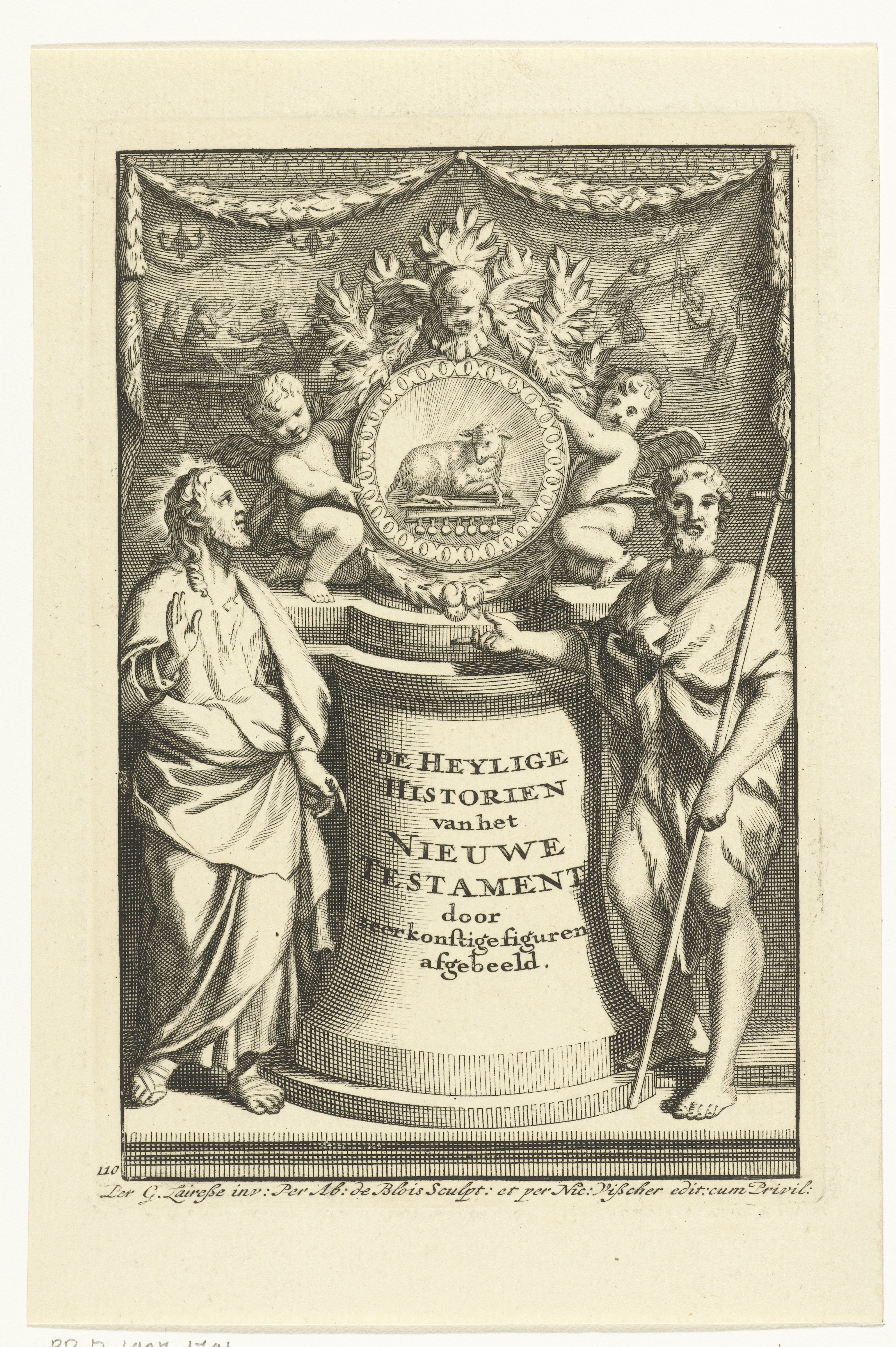 Allegorie op het Nieuwe Testament met Christus en Johannes de Doper