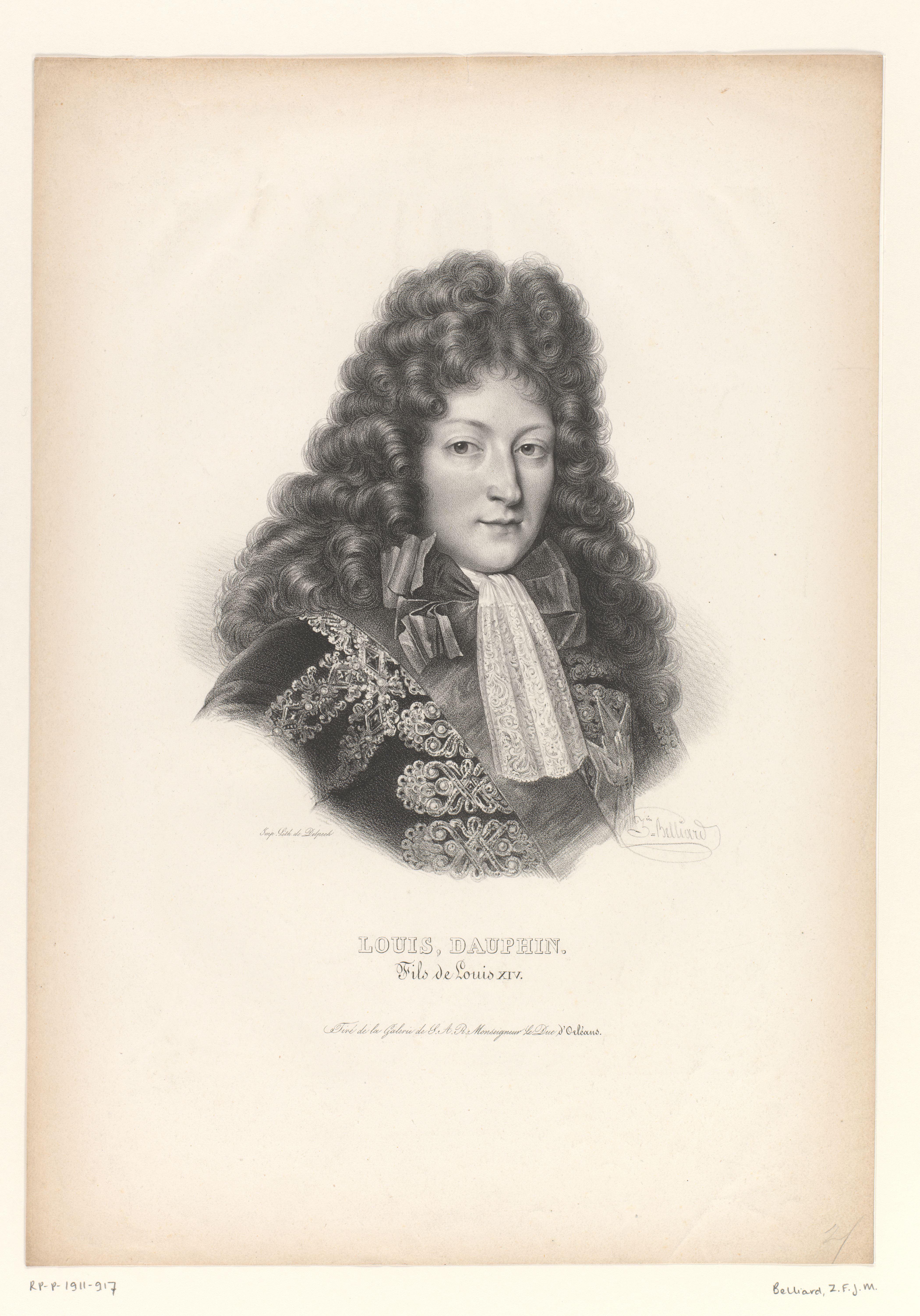 Portret van Lodewijk, dauphin van Frankrijk