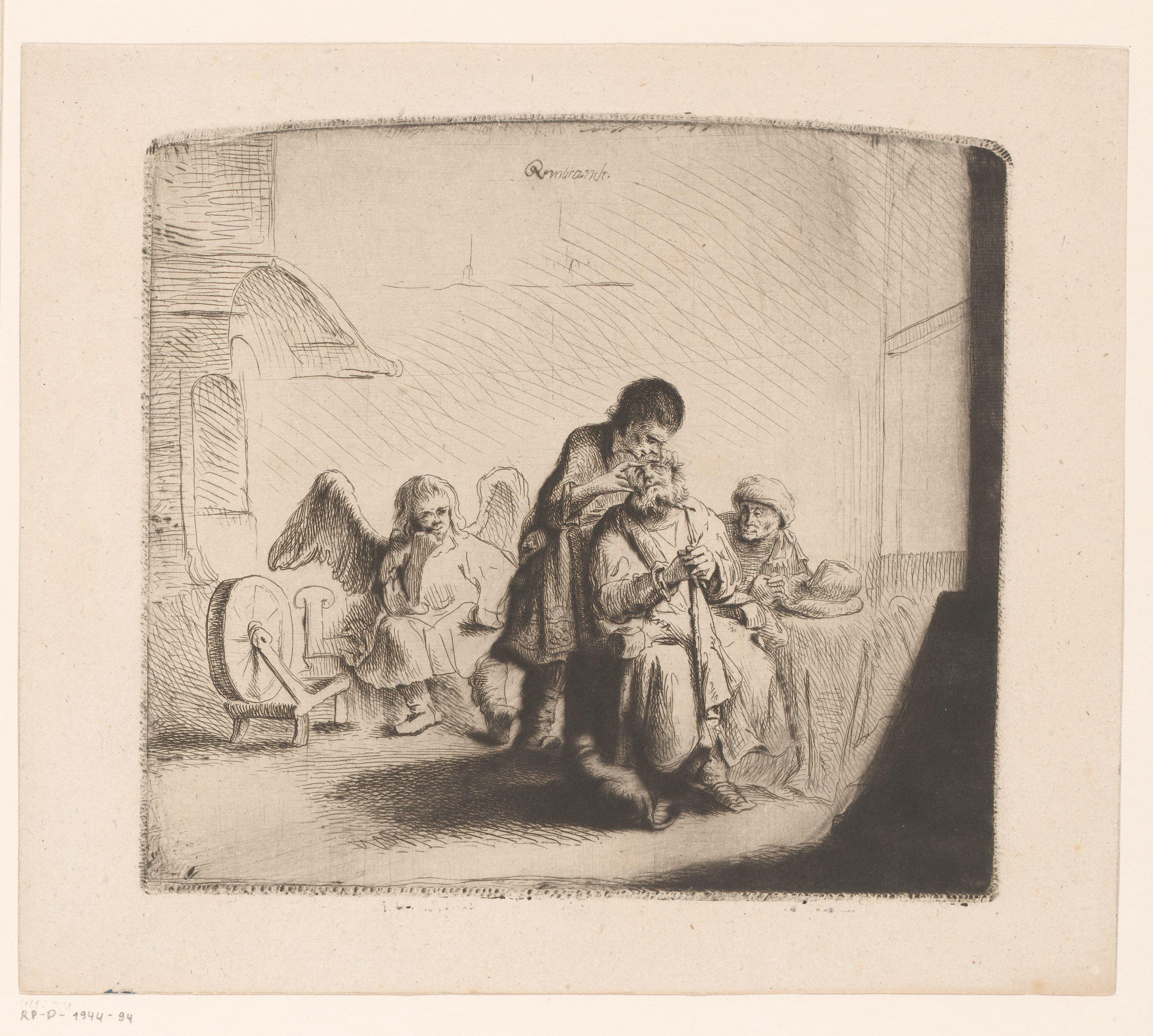 Genezing van de ogen van Tobit