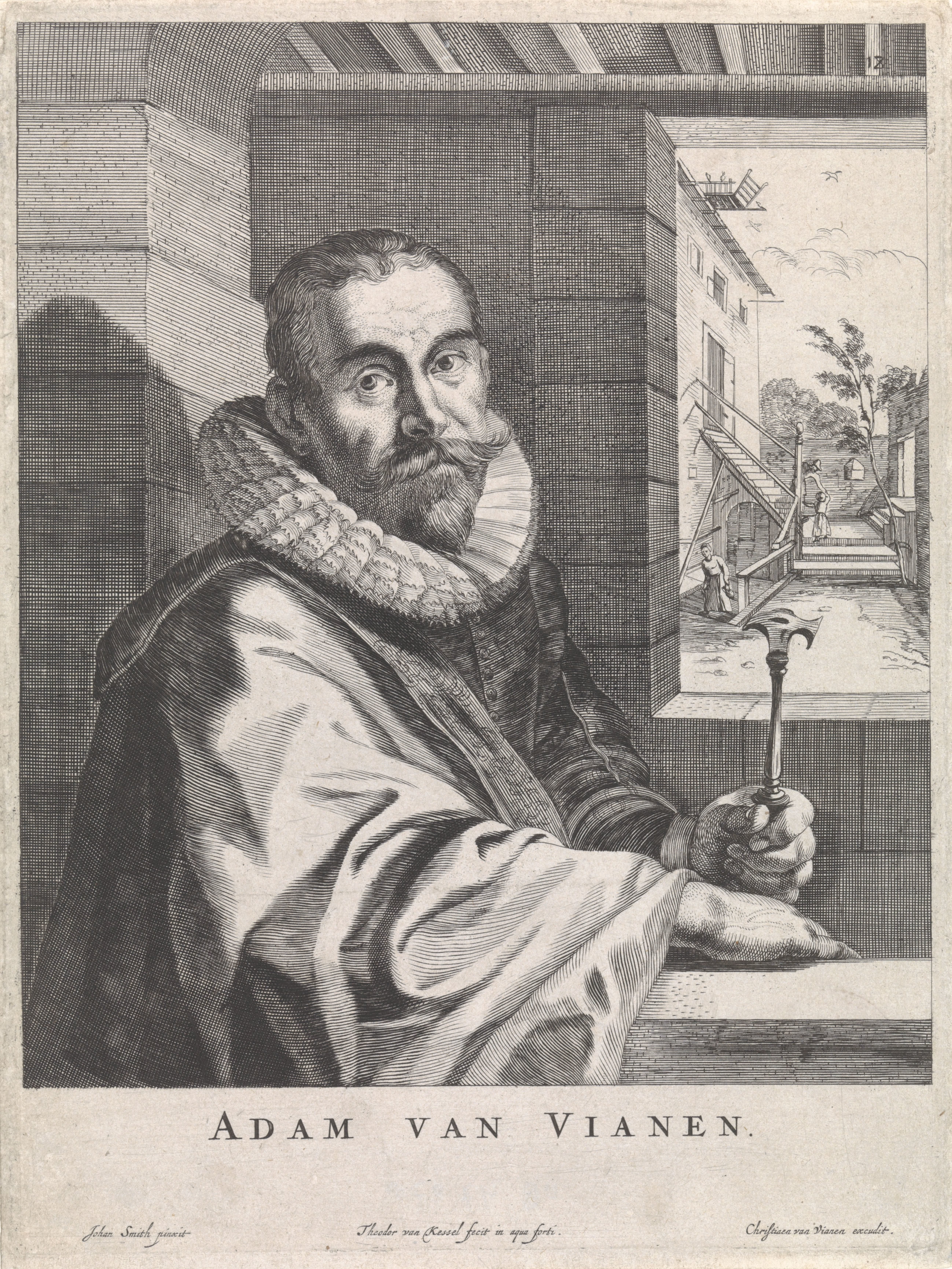Portret van Adam van Vianen