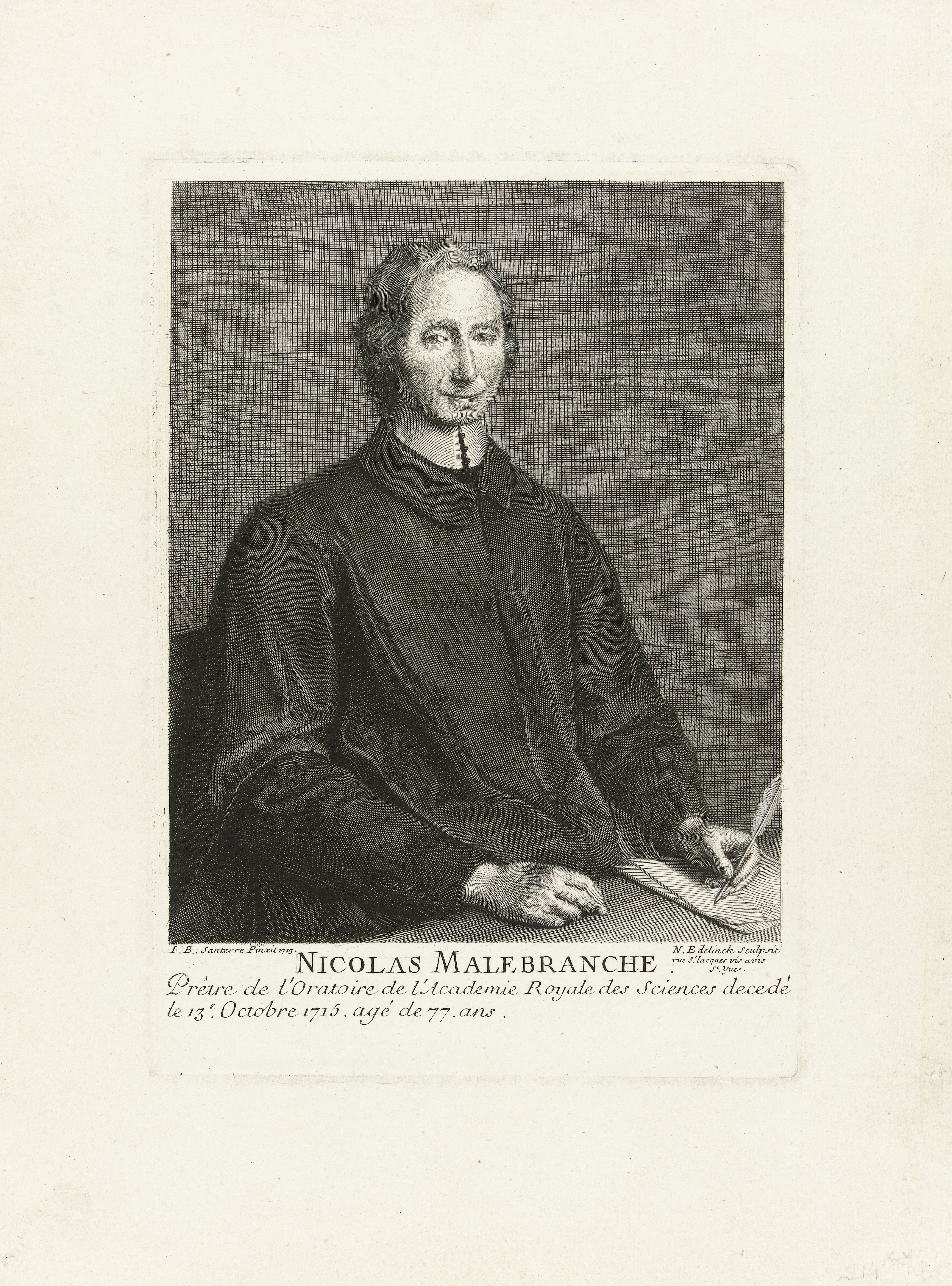 Portret van Nicolas Malebranche
