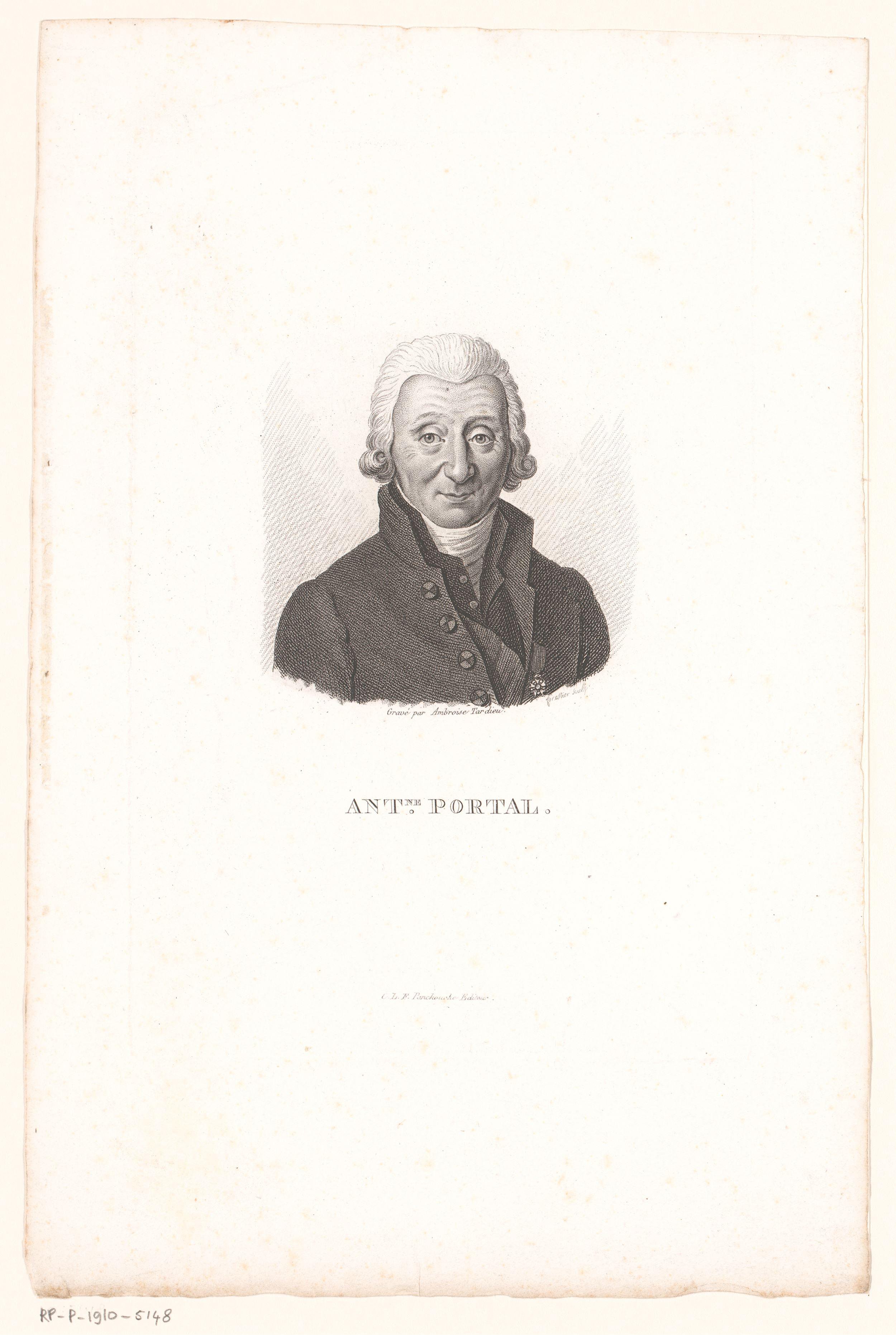Portret van Antoine Portal