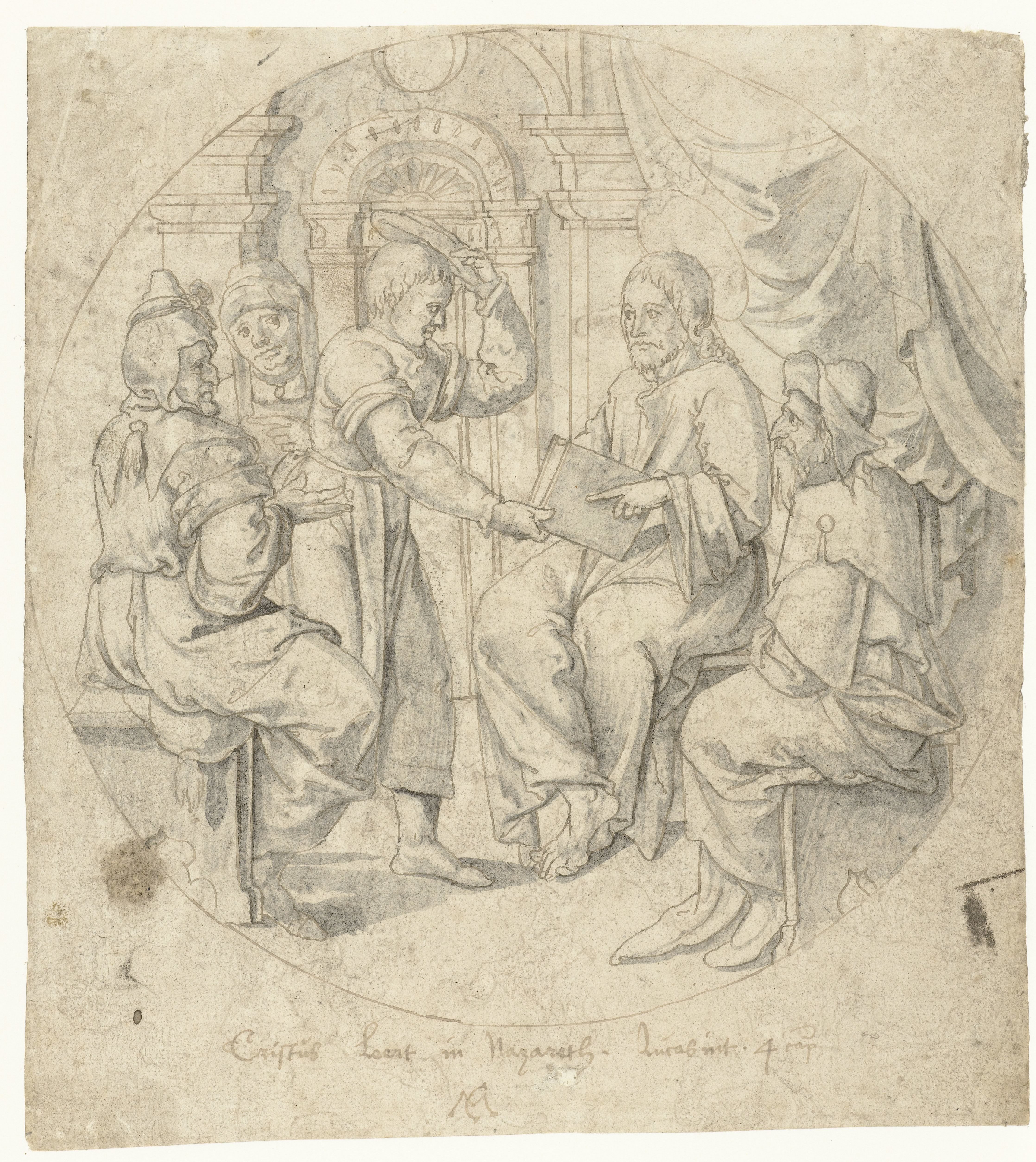 Christus in de synagoge te Nazareth