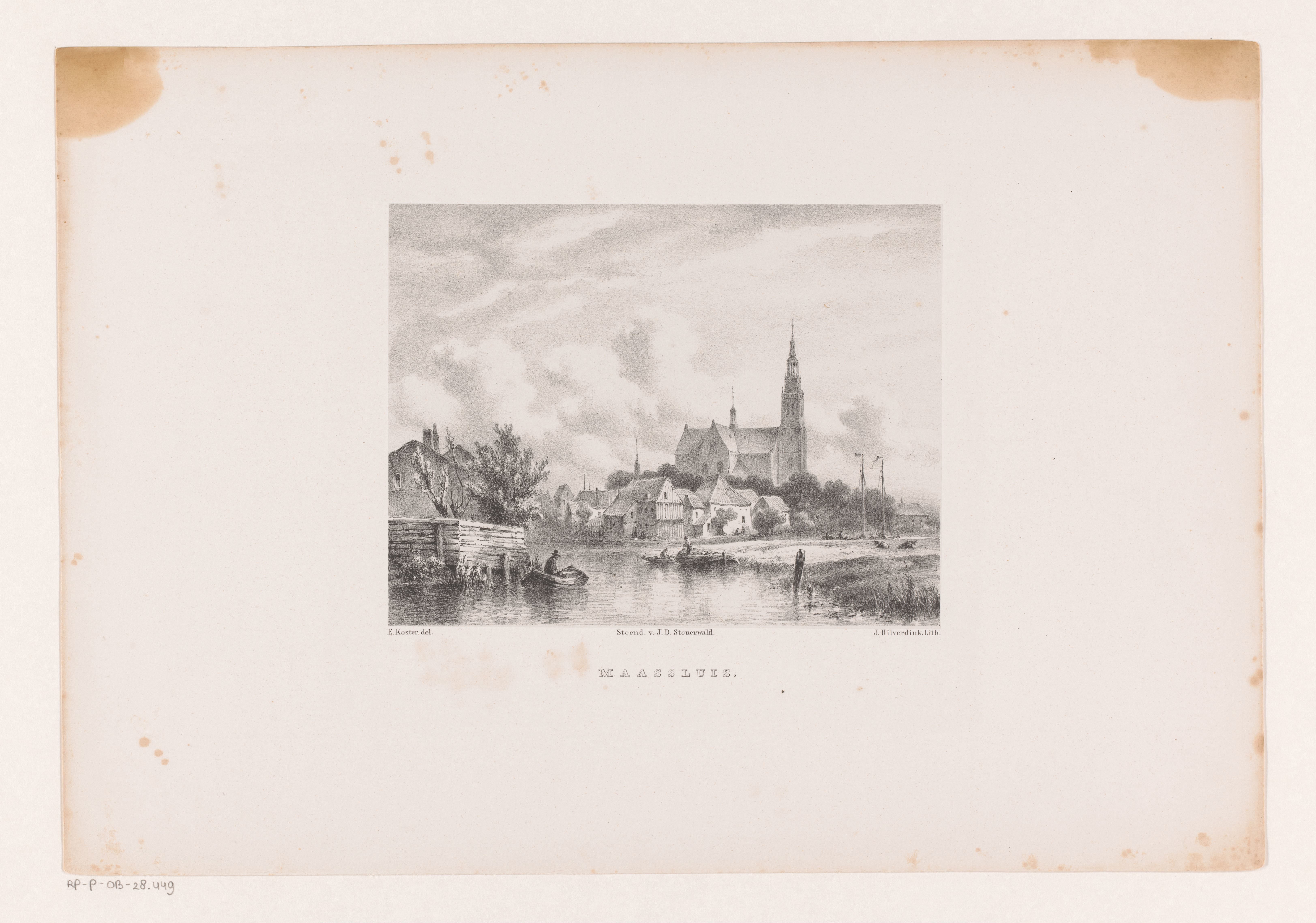 Gezicht op Maassluis