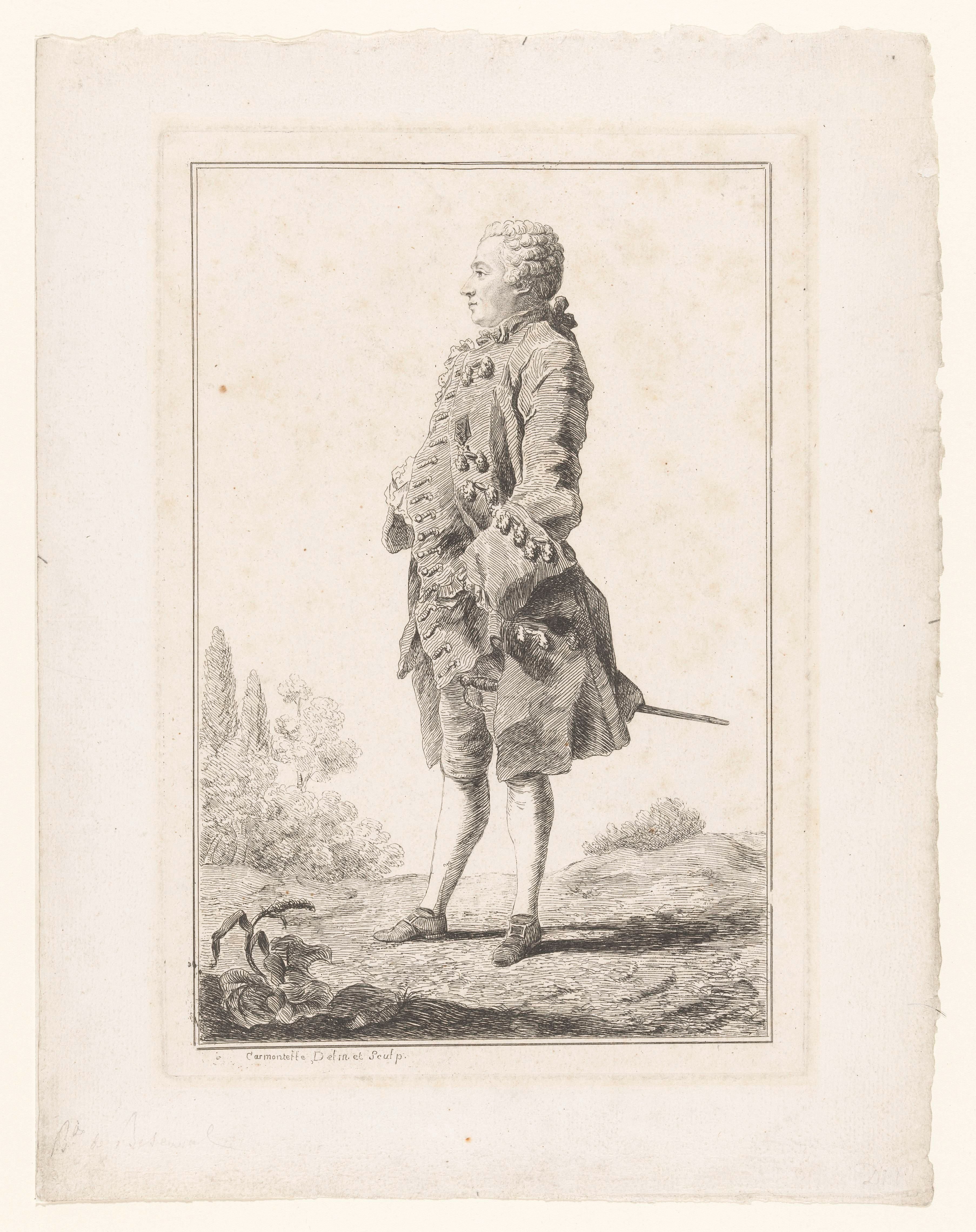 Portret van Pierre Victor baron de Besenval de Brünstatt