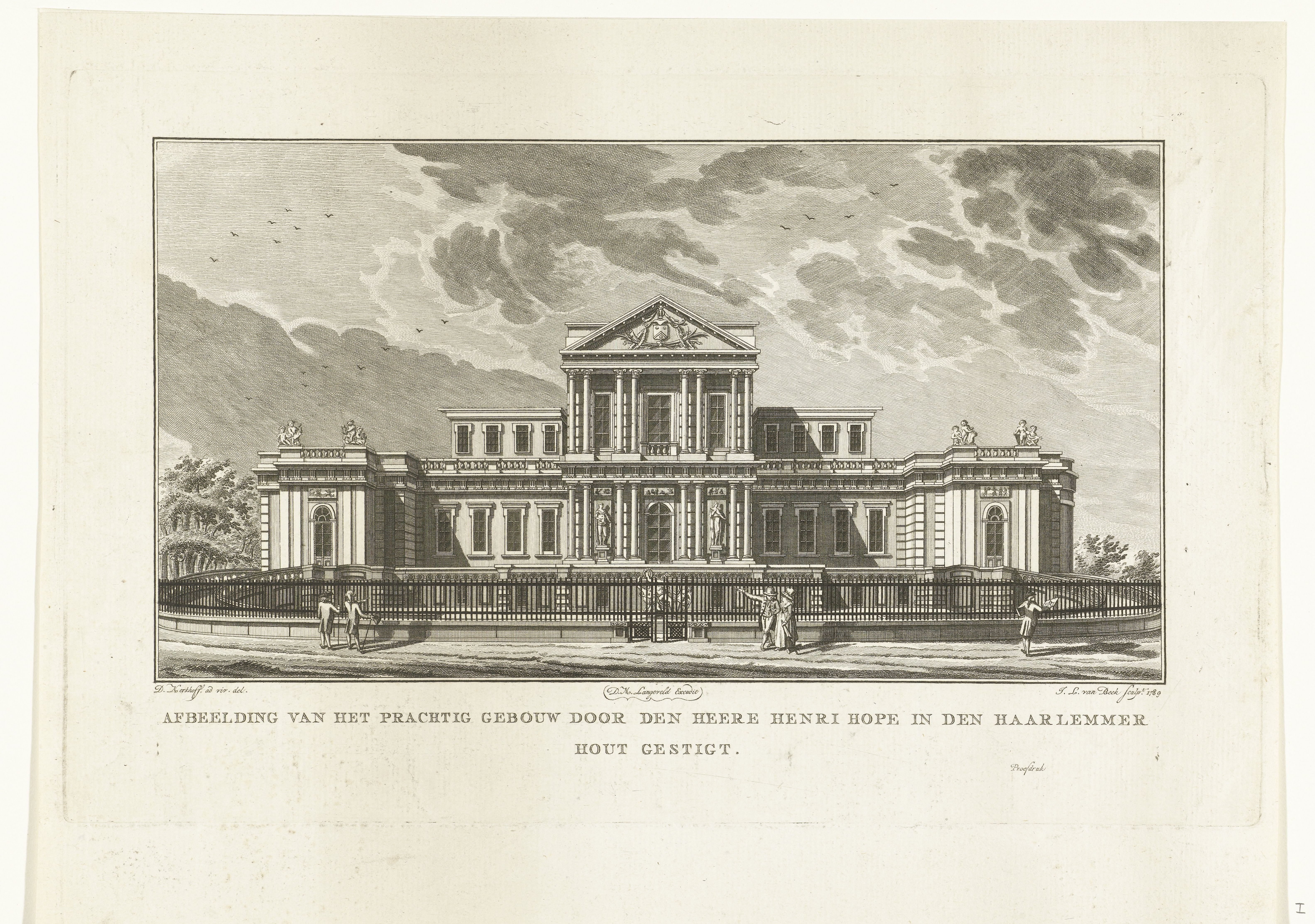 Villa Paviljoen Welgelegen van bankier Henri Hope in Haarlemmerhout bij Haarlem