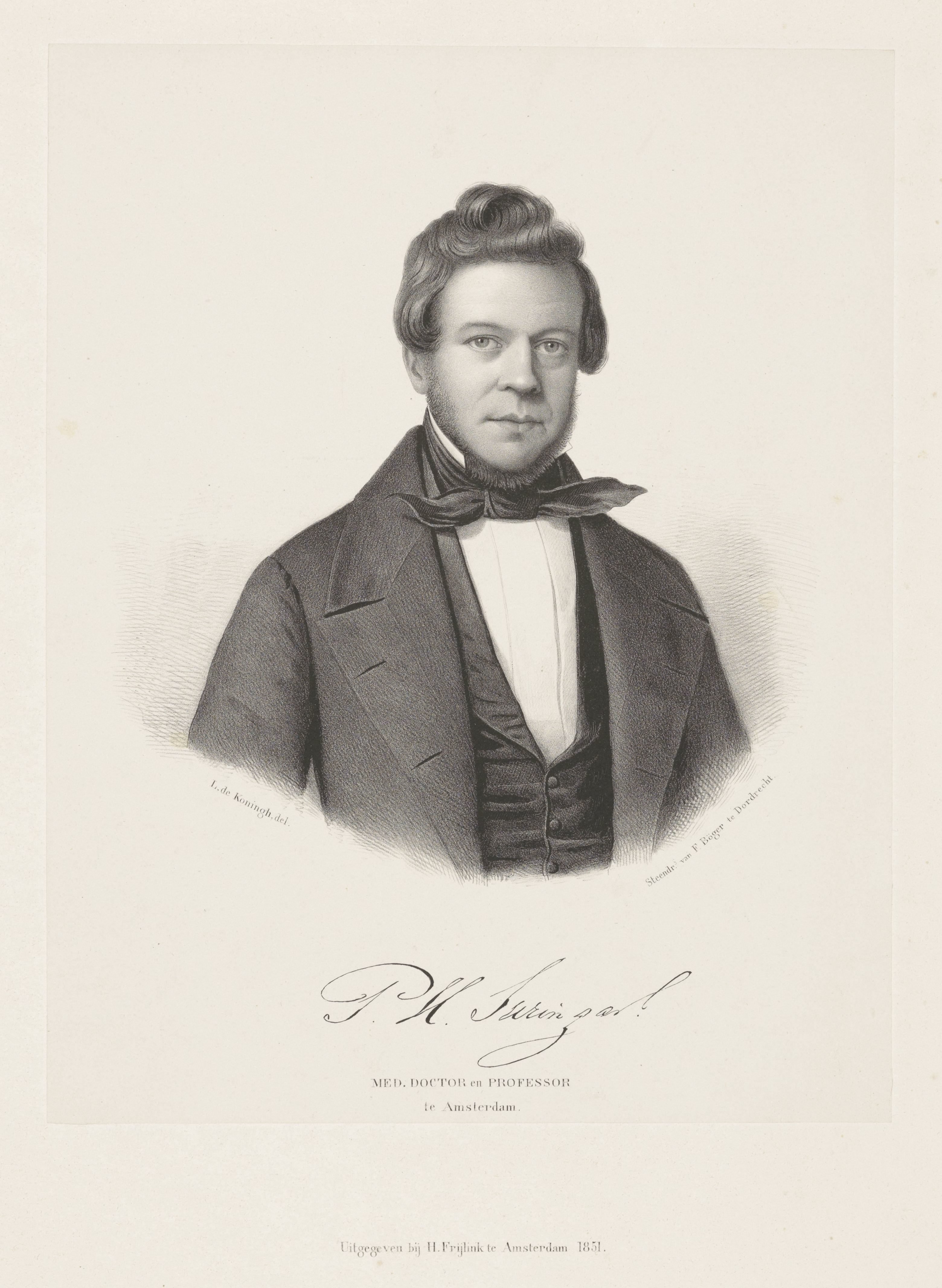 Portret van Pieter Hendrik Suringar
