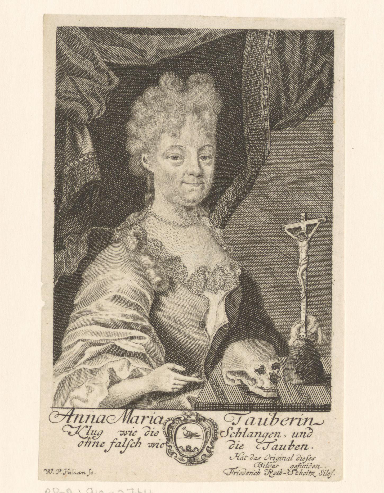 Portret van Anna Maria Roth-Scholtz