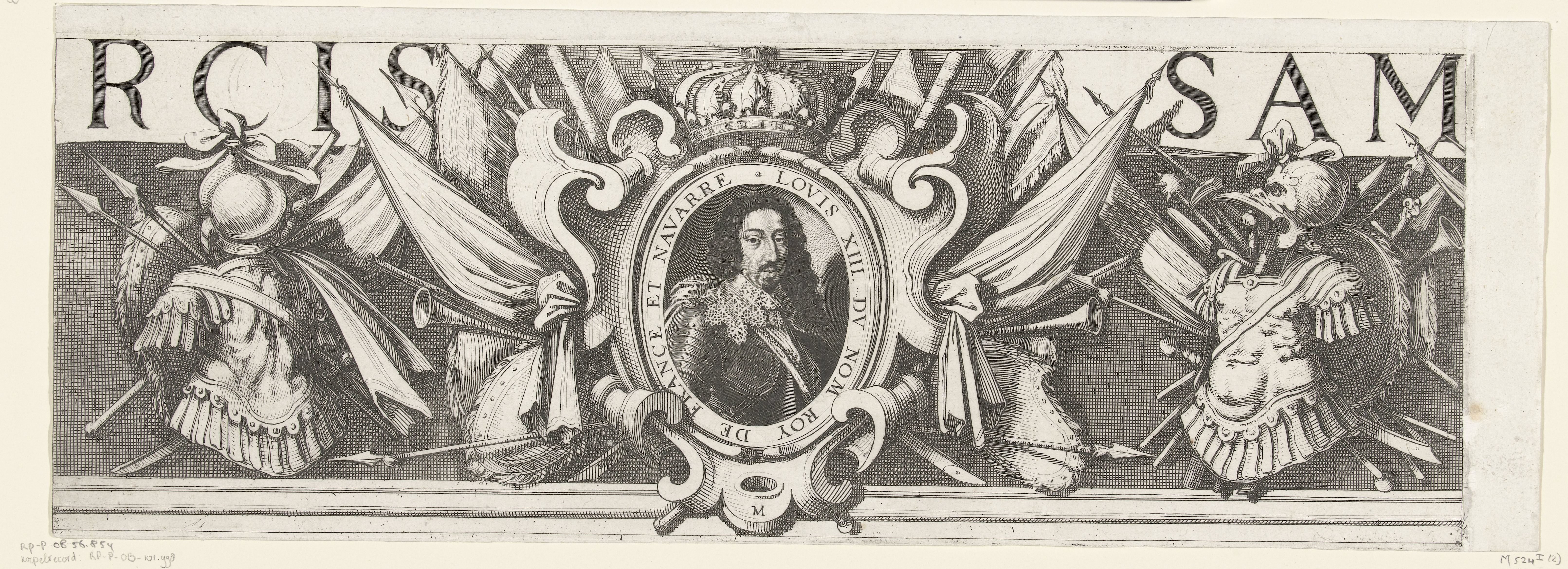 Beleg van Saint Martin op het Île de Ré, juli-november 1627 (randwerk, deel middenboven)
