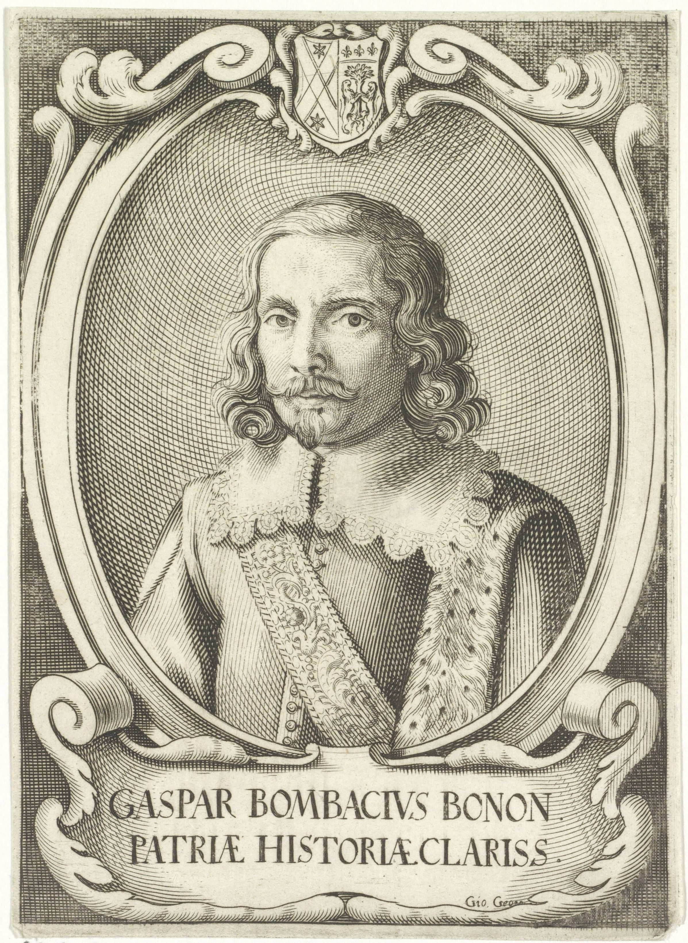 Portret van Gaspar Bombacius