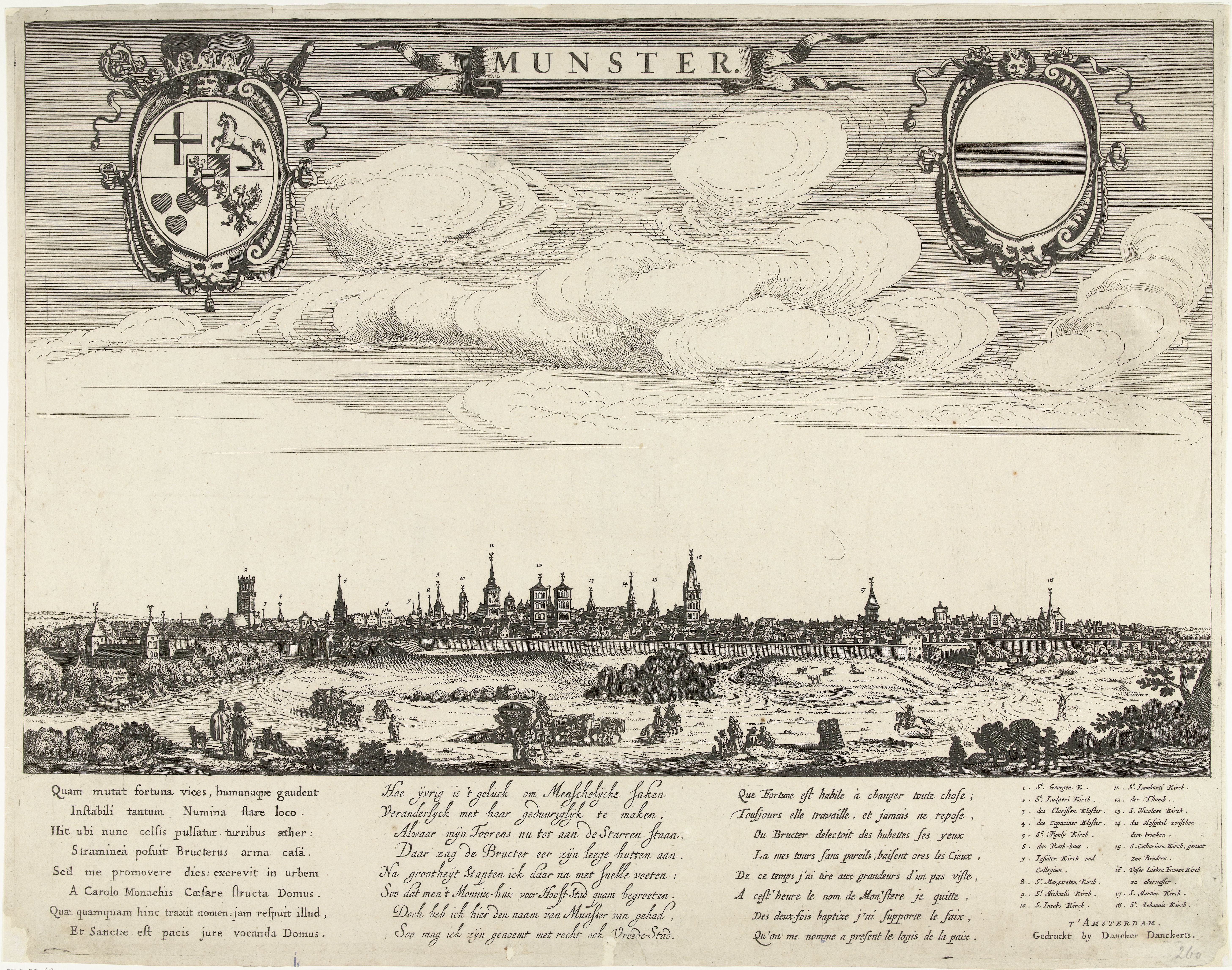 Gezicht op Münster